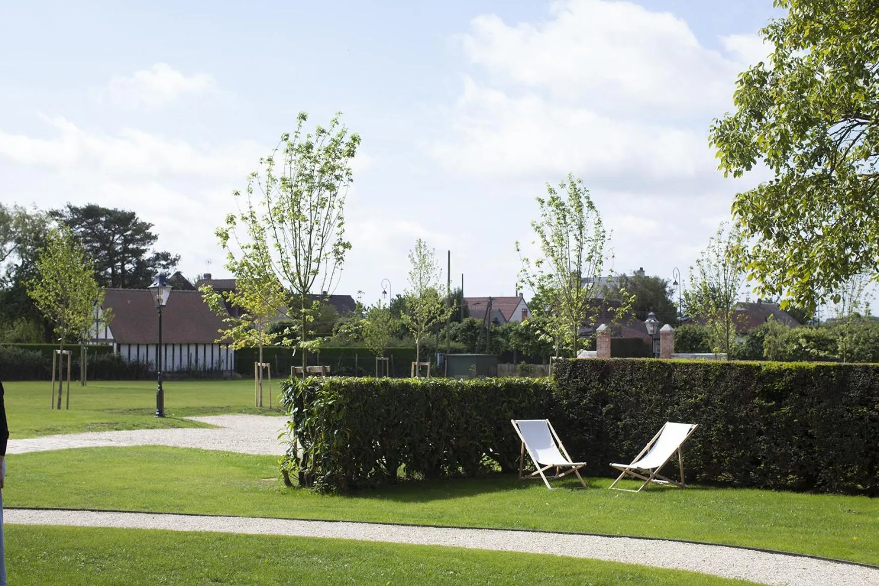 Garden in Manoir de Surville