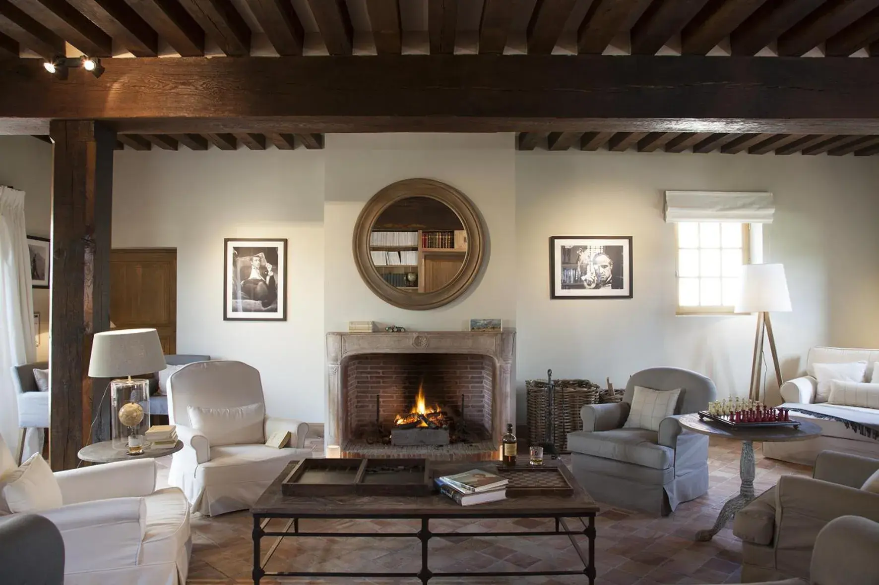 Communal lounge/ TV room in Manoir de Surville Hotel & Spa & restaurant Communal lounge/ TV room in Manoir de Surville Hotel & Spa & restaurant