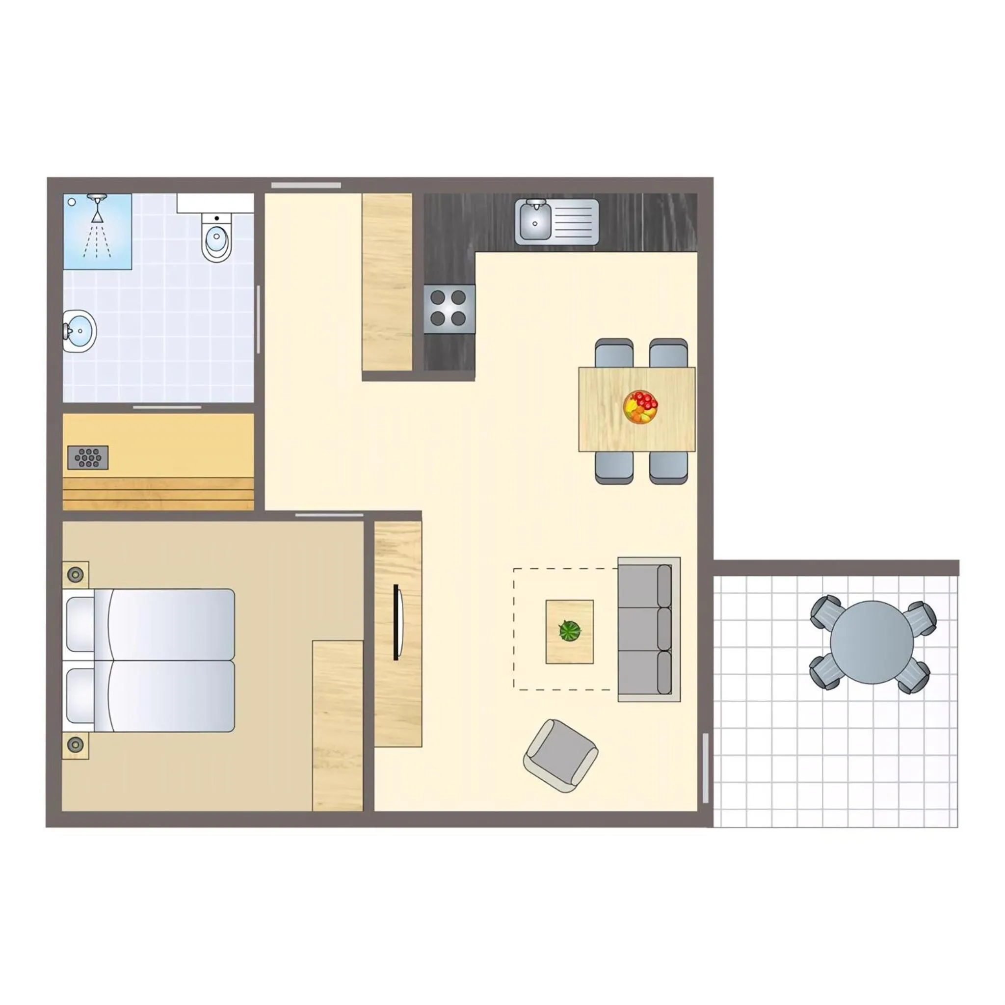 Floor plan in Landal Brandnertal