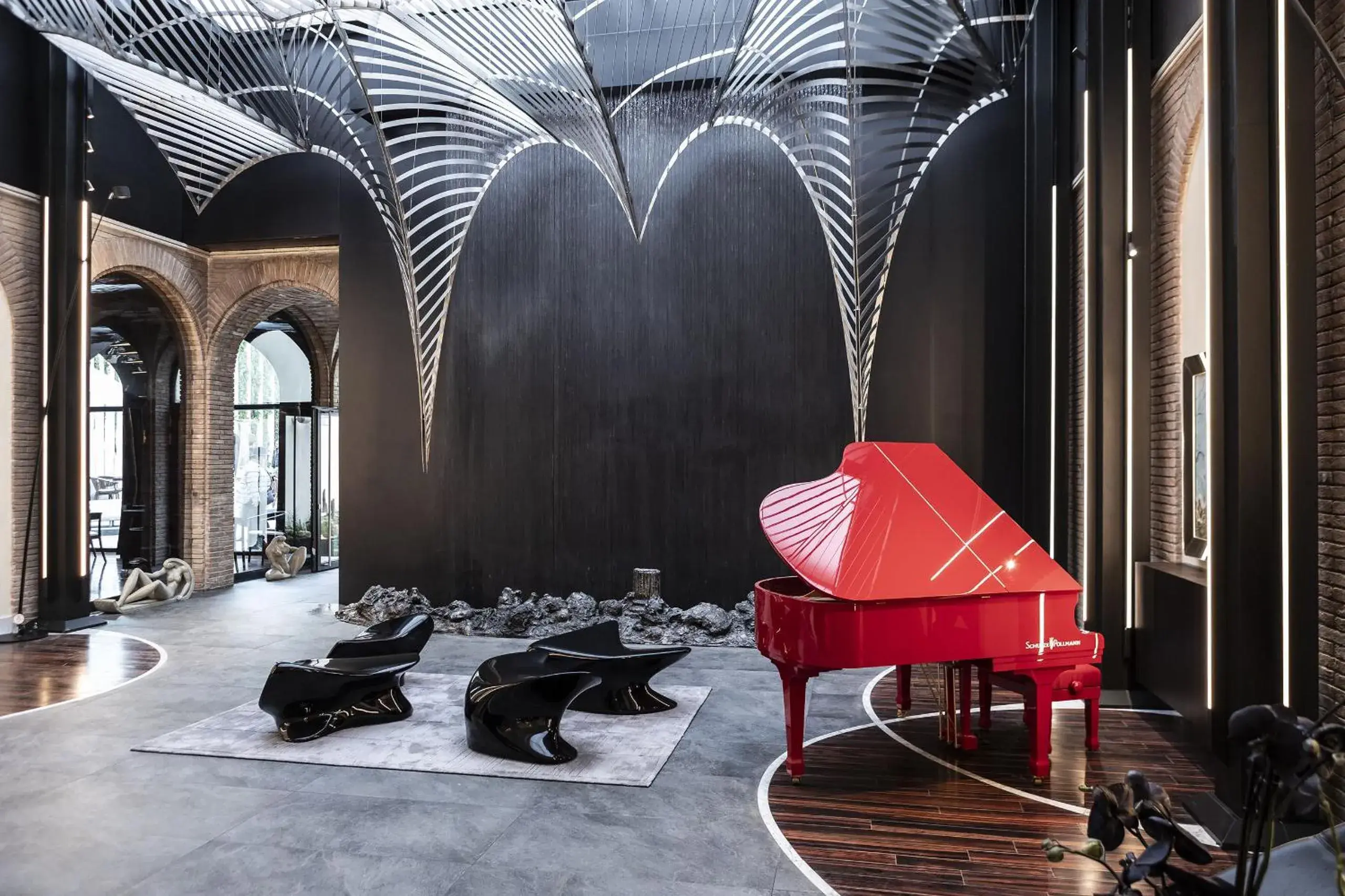 Lobby or reception in ROMEO Roma Lobby or reception in ROMEO Roma