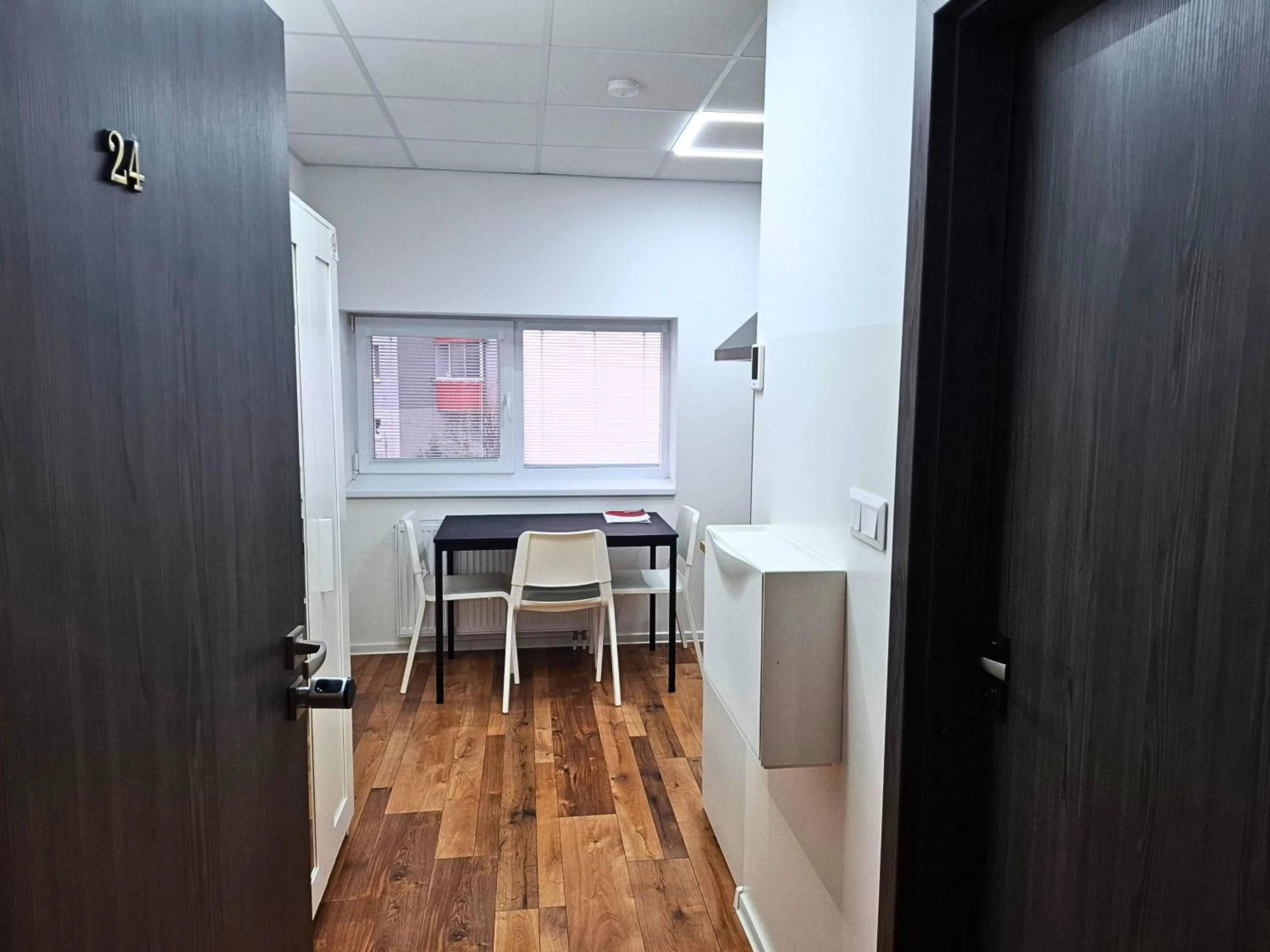 Kitchen or kitchenette in Dimael Hostel & Apartments