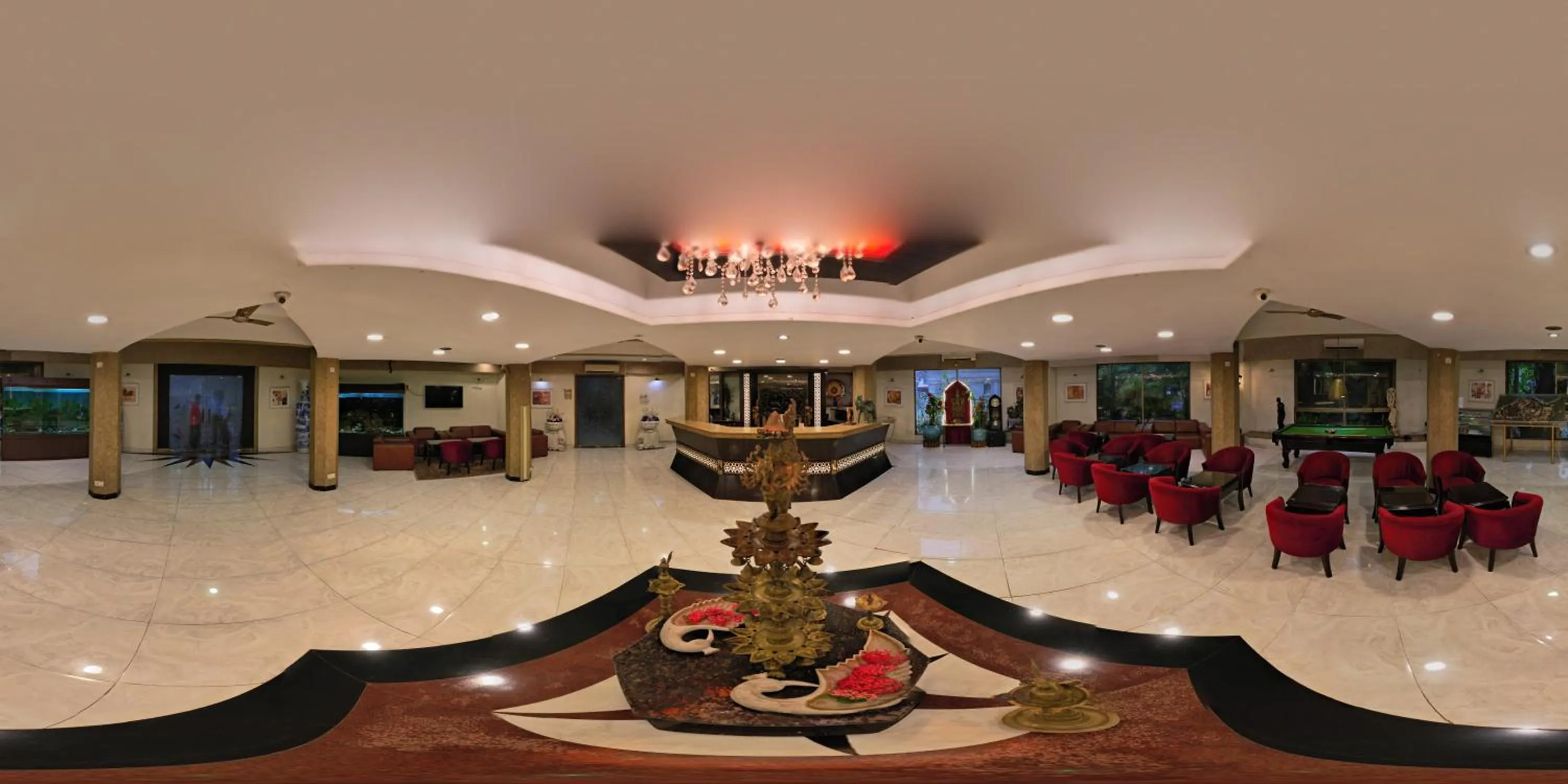 Lobby or reception in Aayush Resort