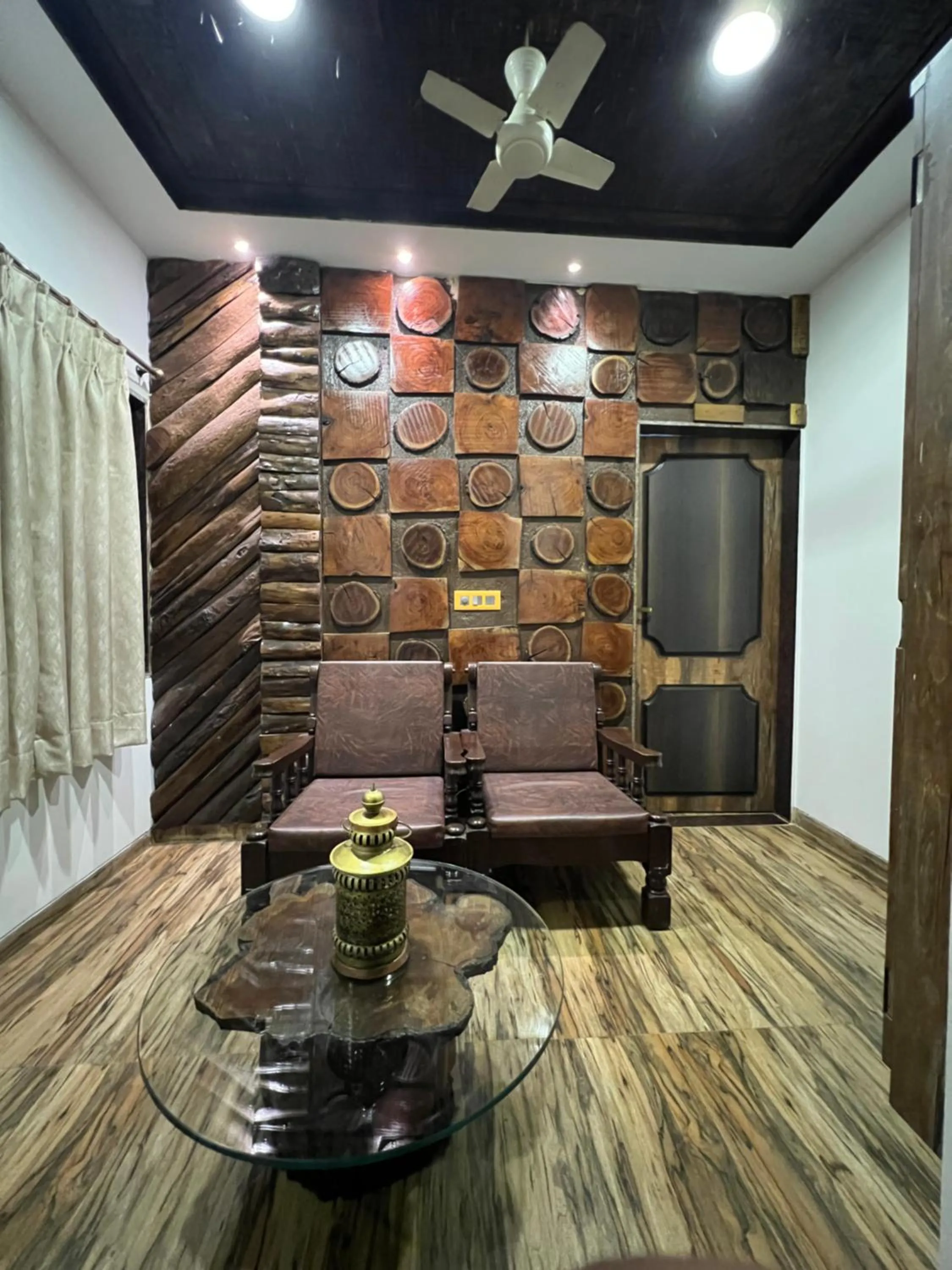 Seating area in Aayush Resort