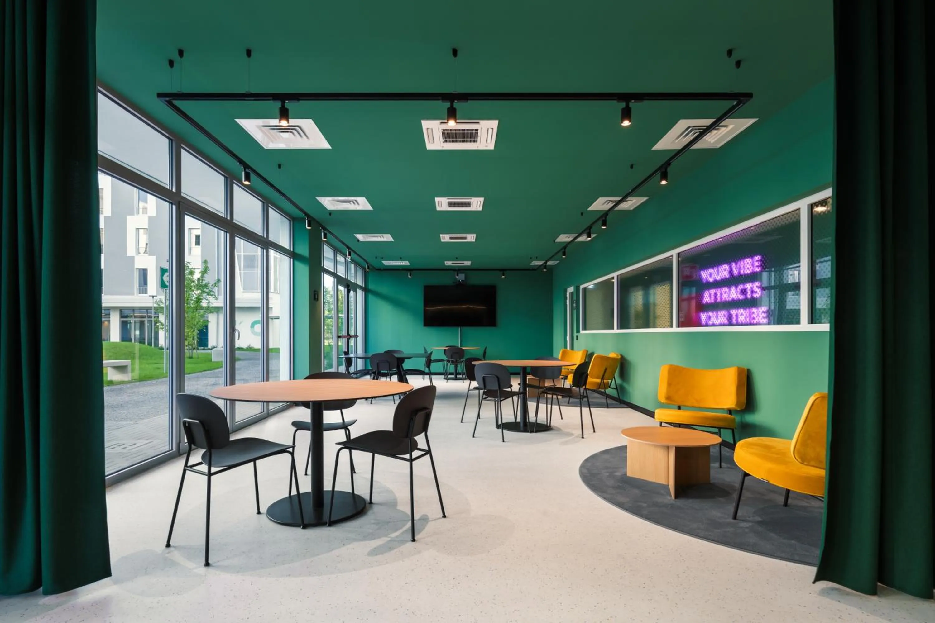 Seating area in CX Milan NoM