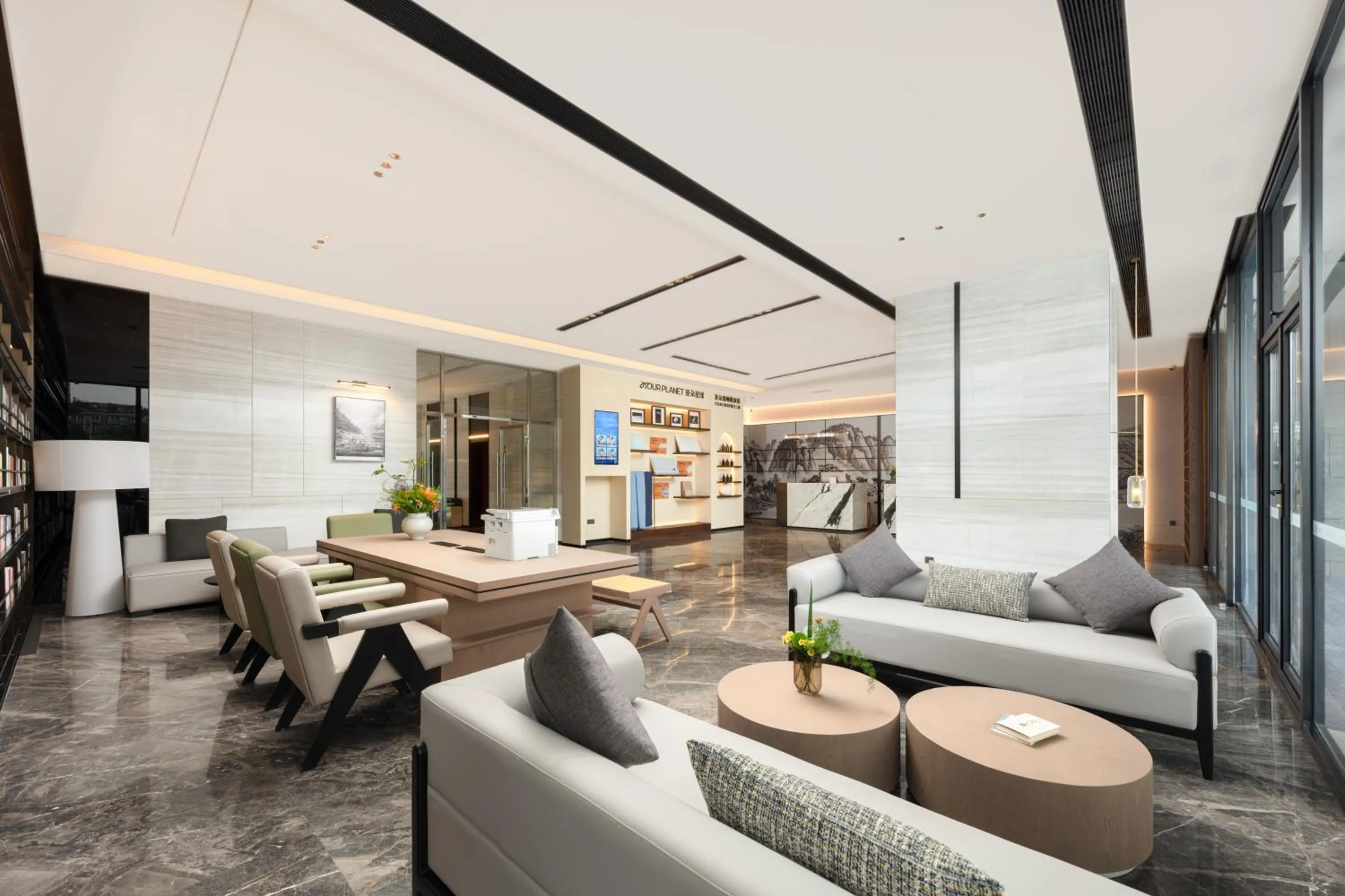 Seating area in Atour X Hotel Chengdu Jinhua Wanda Zhonggang Plaza
