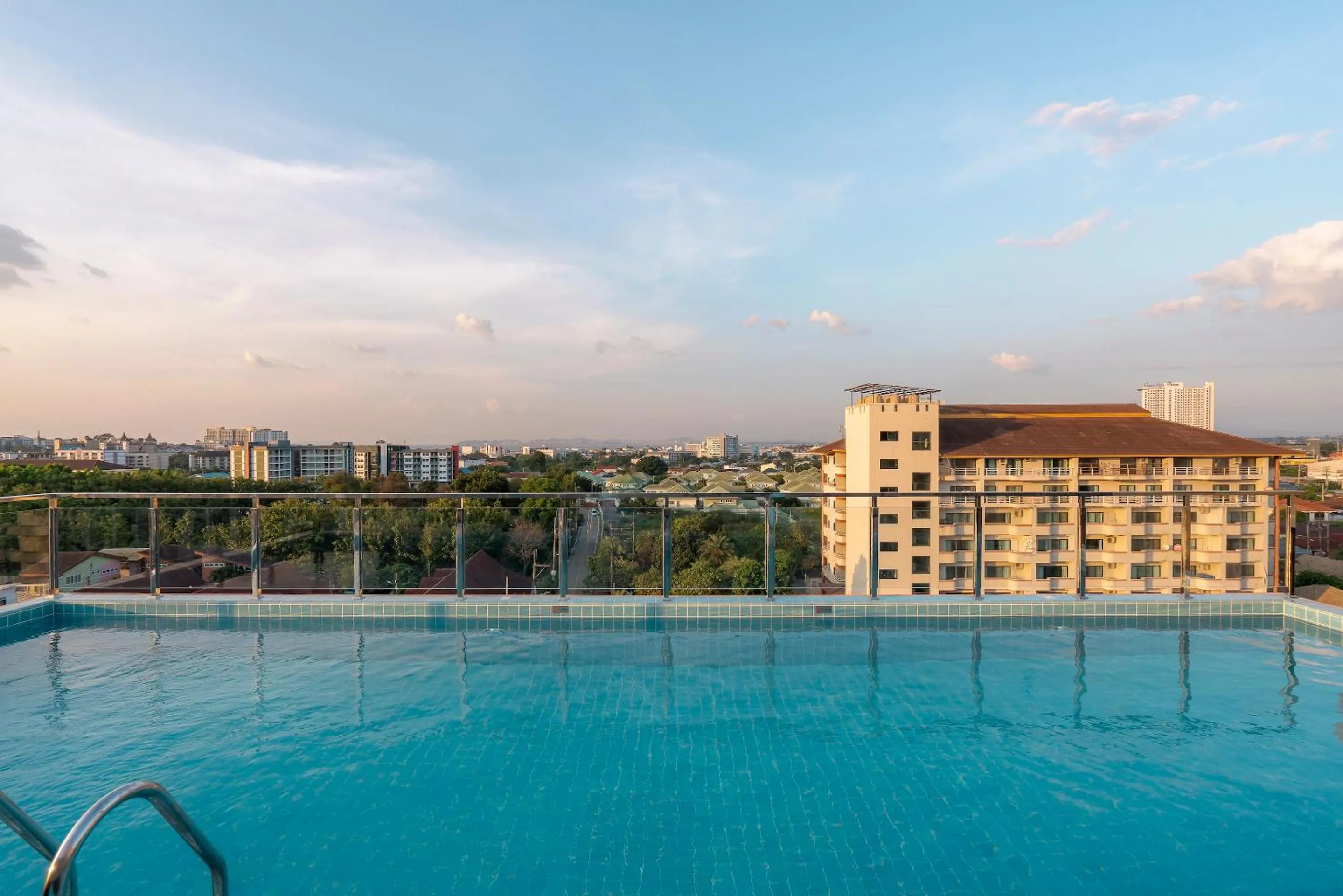 Pool view in P-Park Hotel Pattaya