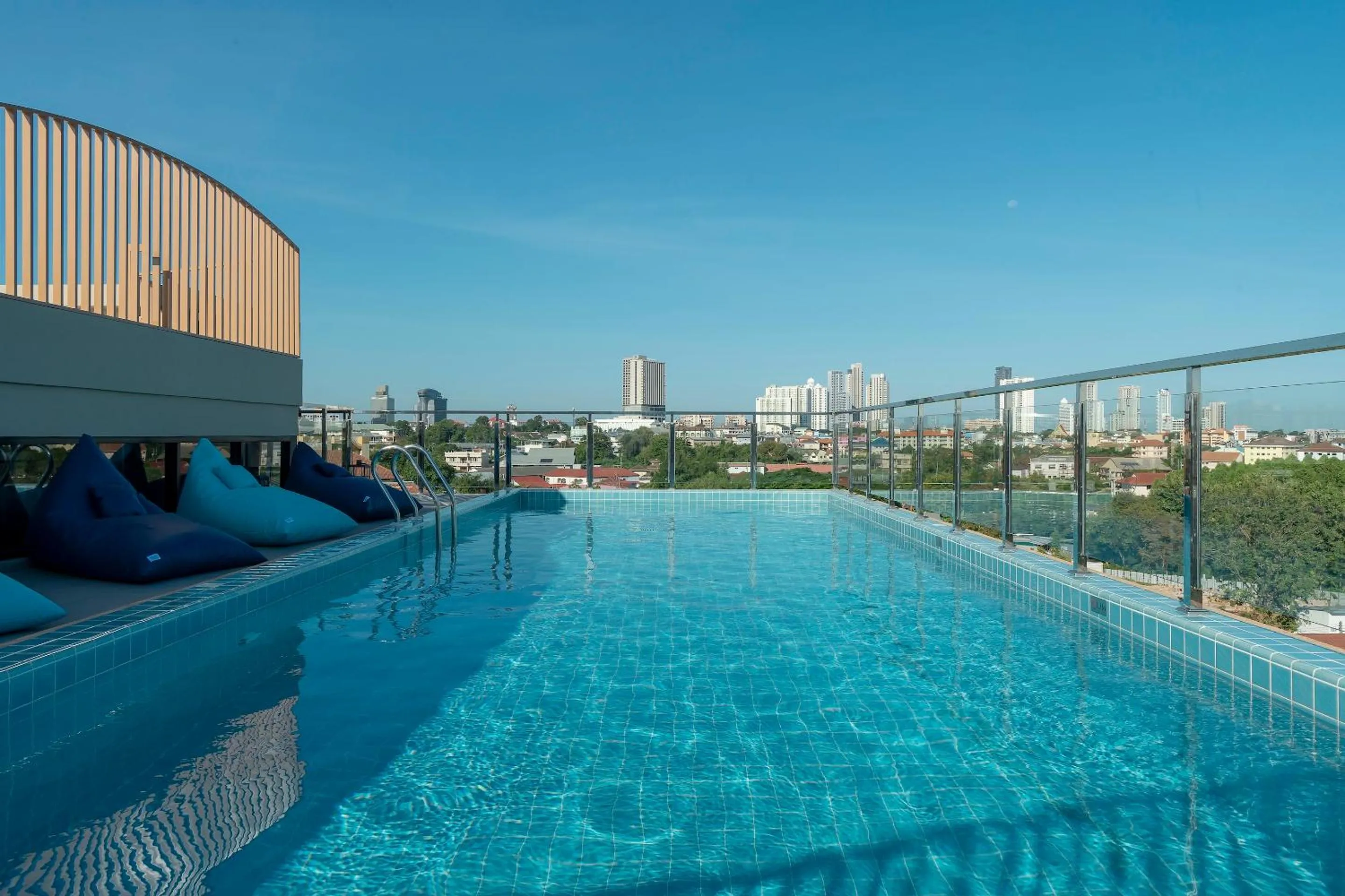 Pool view in P-Park Hotel Pattaya