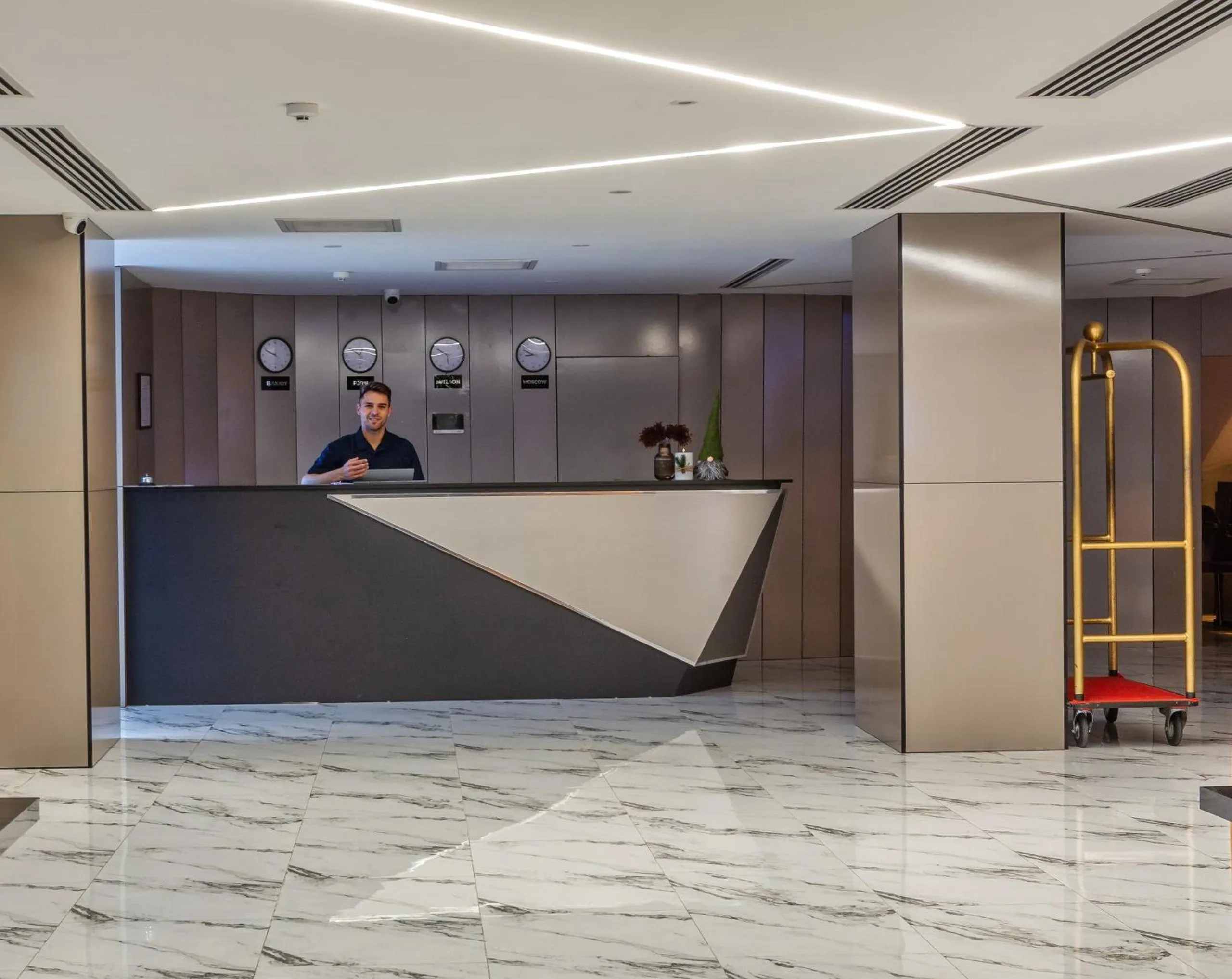 Lobby or reception in CONGRESS Hotel