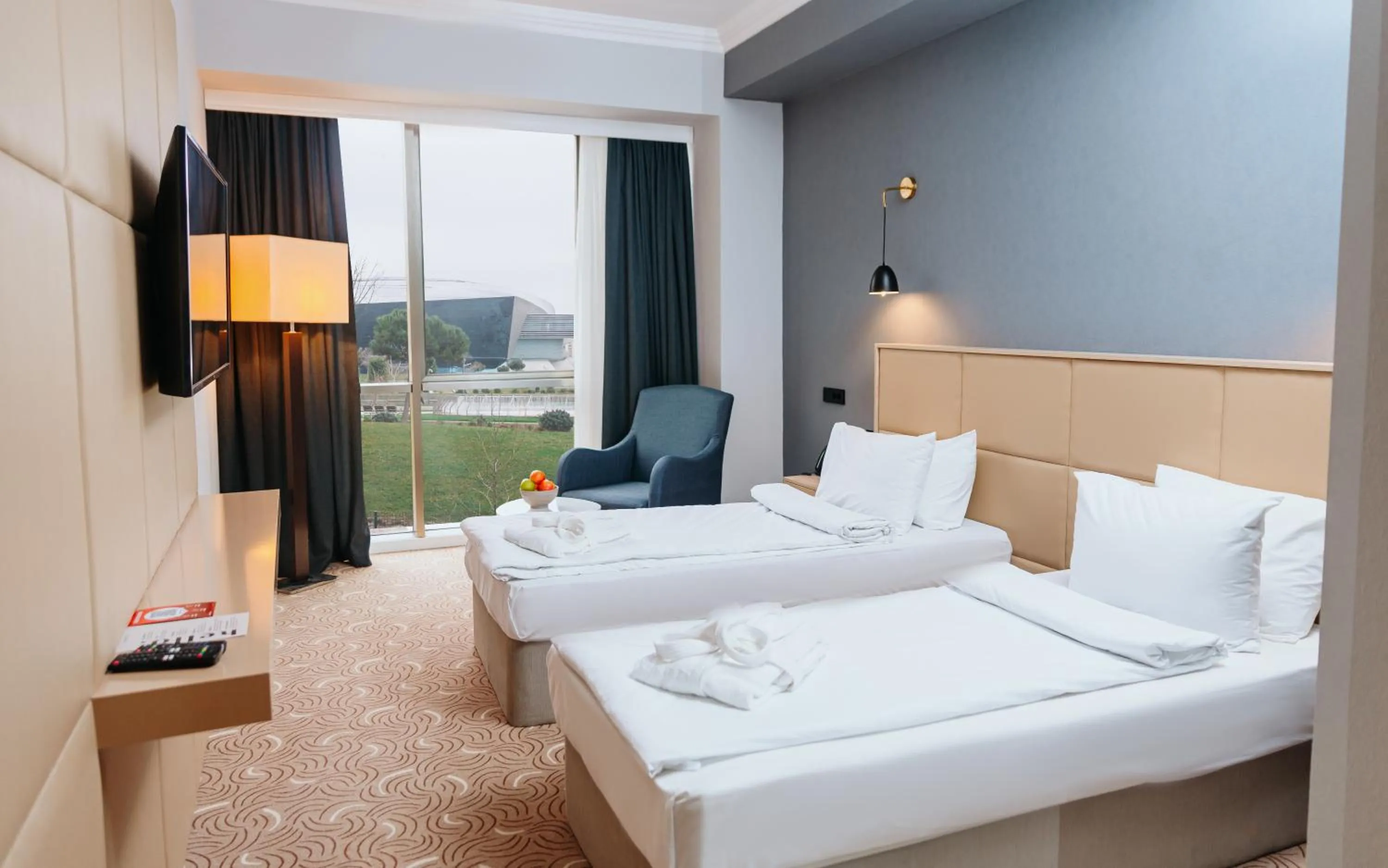 Superior Twin Room with Park View in CONGRESS Hotel
