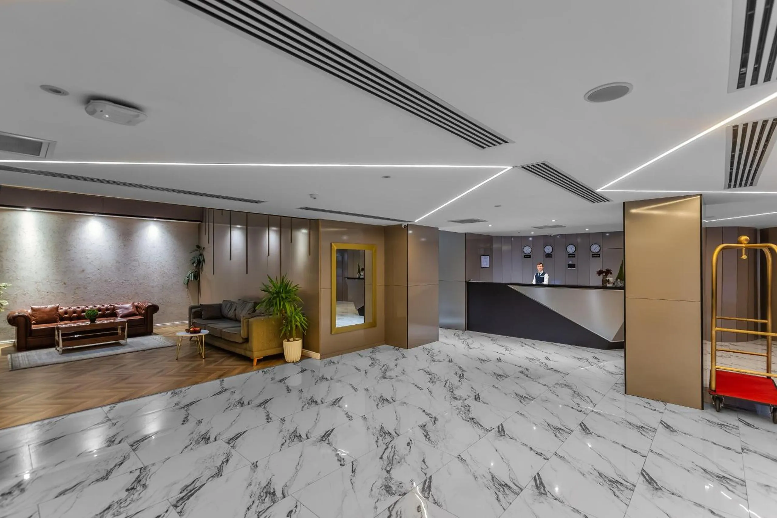 Lobby or reception, Bed in CONGRESS Hotel