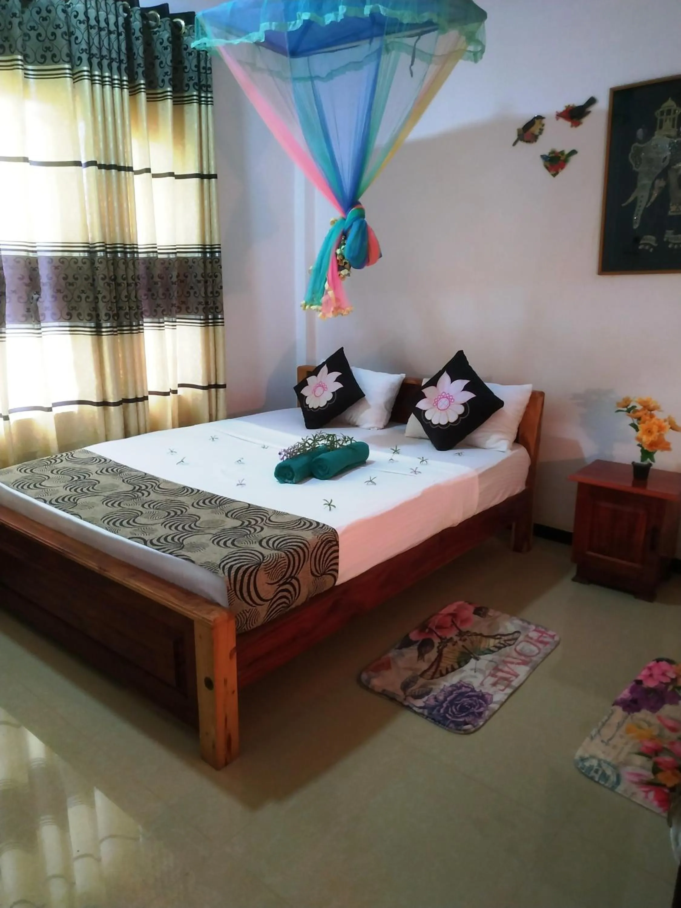 Bed in Green heaven safari resort Udawalawa