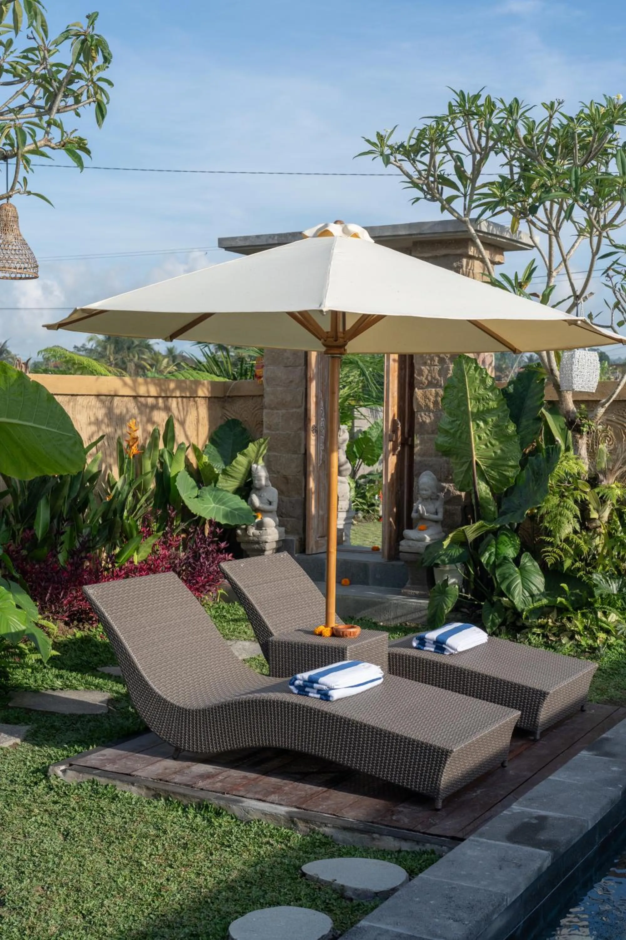 Swimming pool in Wisana Villa Ubud by Dhananjaya Hospitality