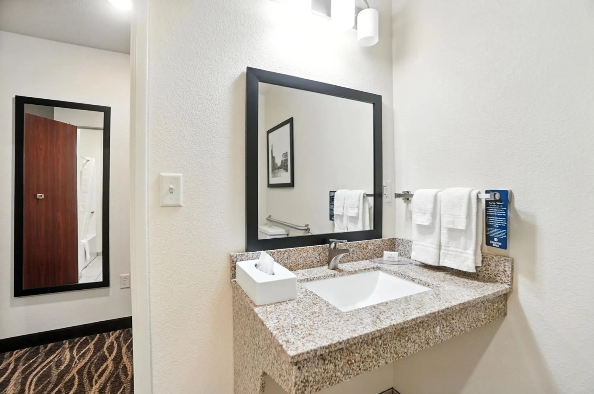 Bathroom in Cobblestone Hotel & Suites - Bellefontaine