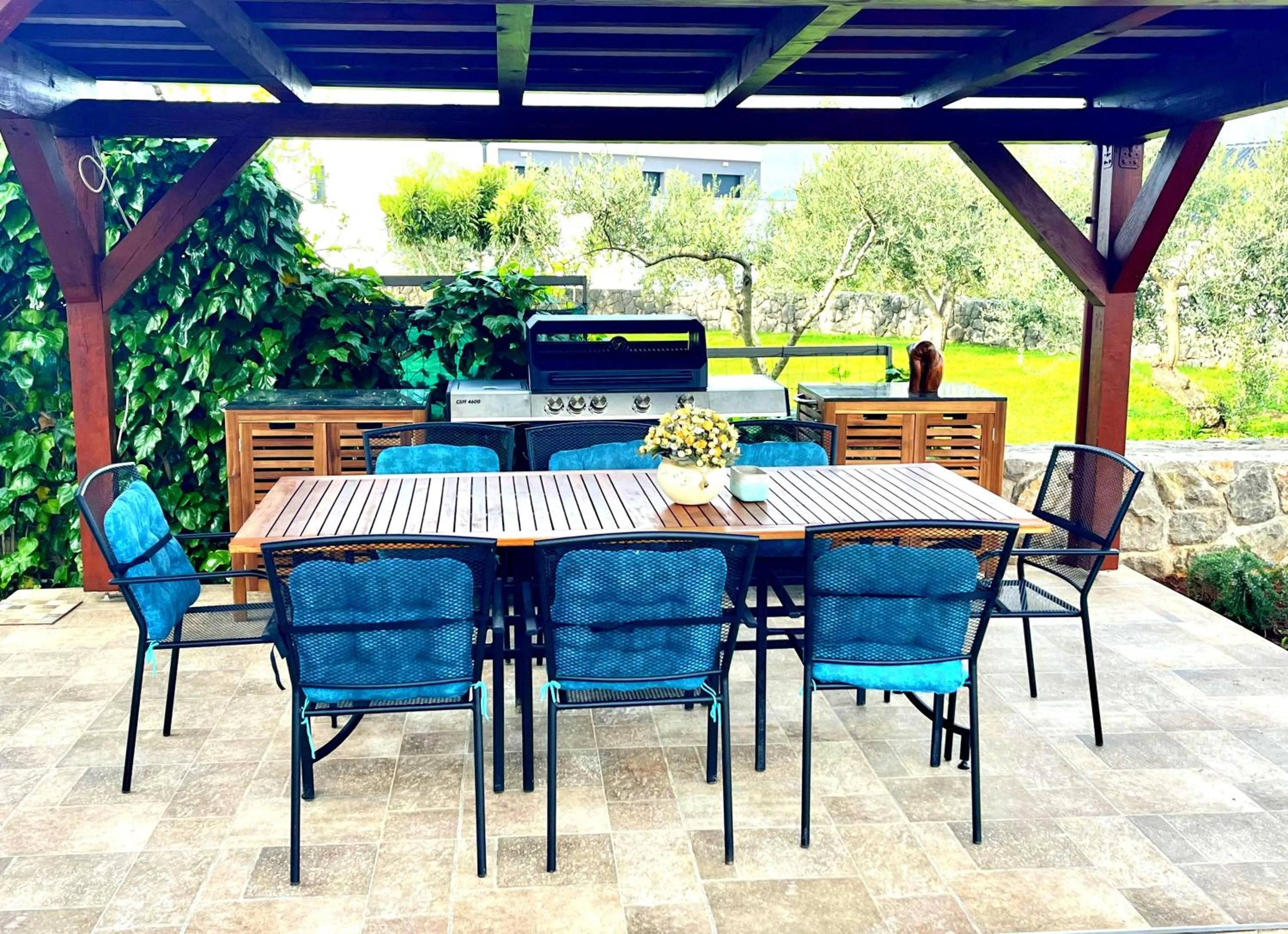 BBQ facilities in Apartments Kremenici