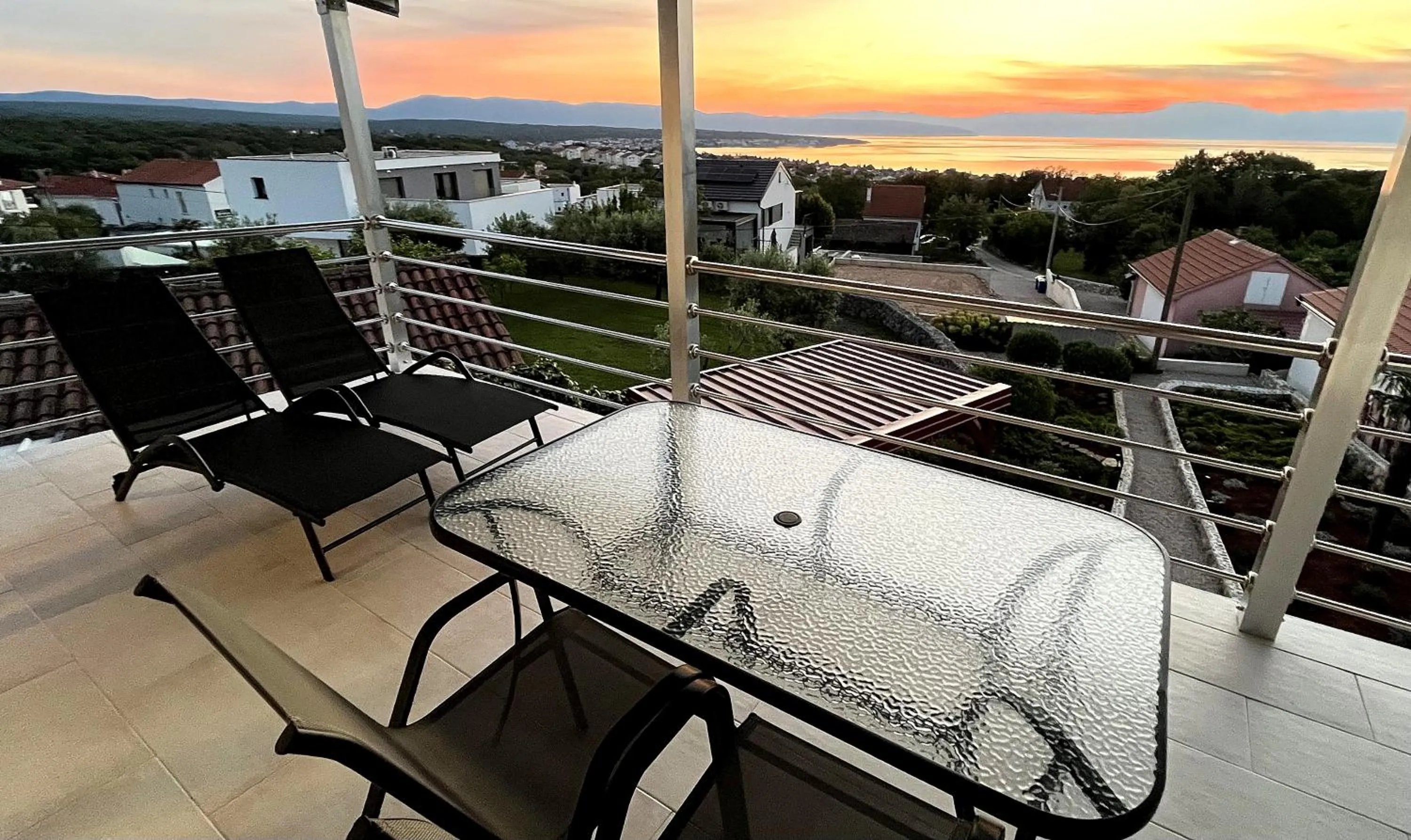 Balcony/Terrace in Apartments Kremenici