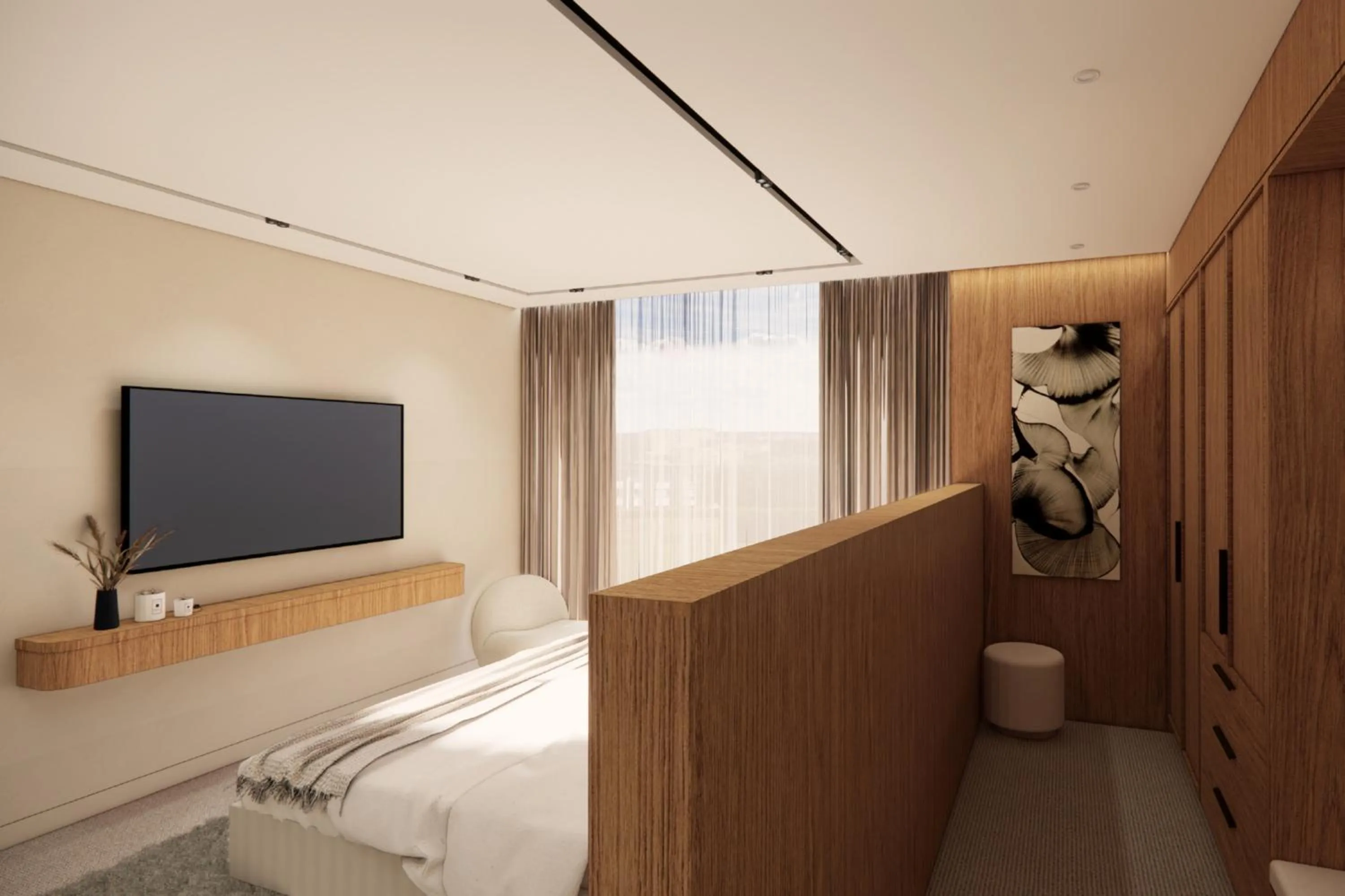 Bed in Maxim Hotel - Auckland