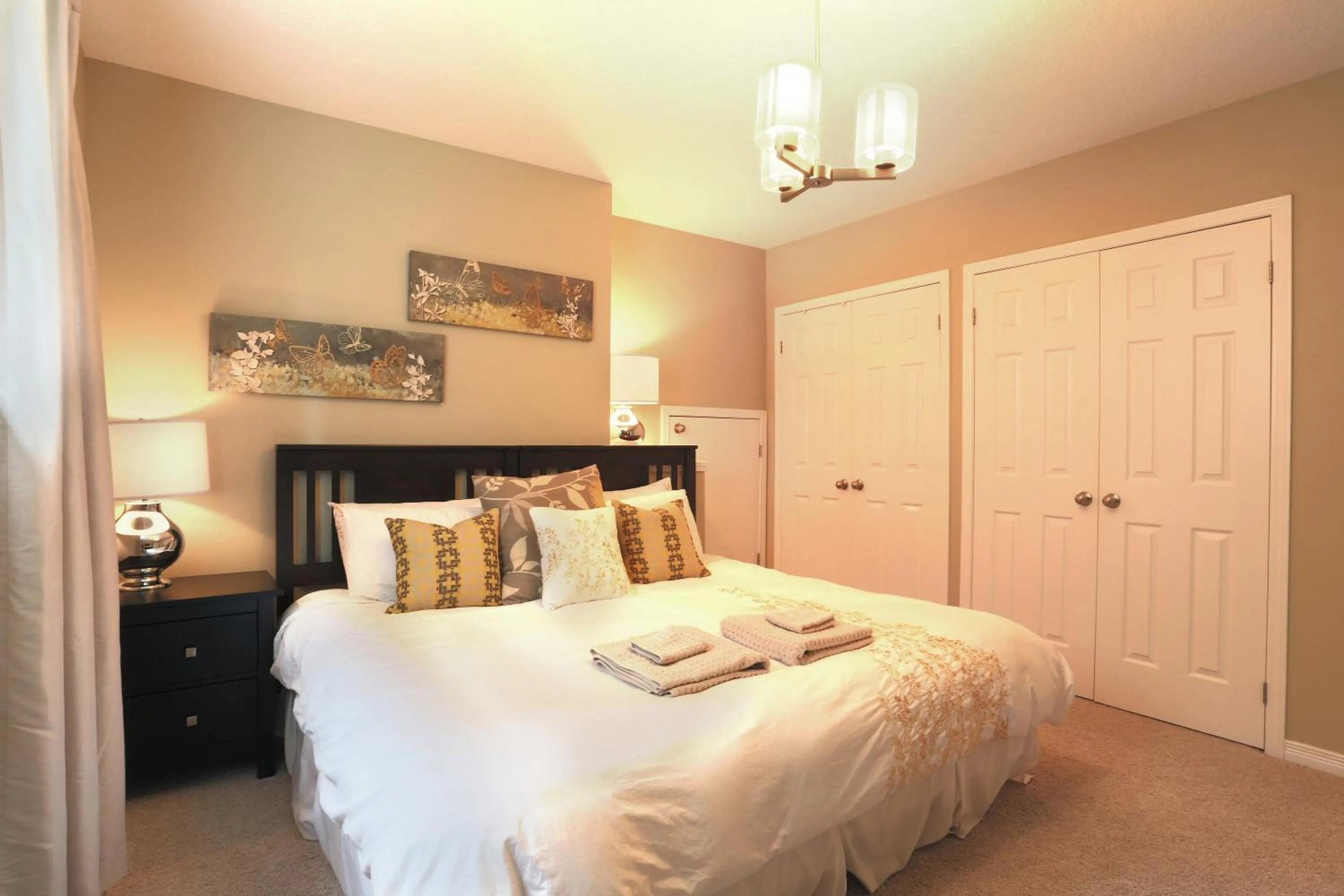 Bedroom, Bed in Boardwalk Homes - Executive Townhomes