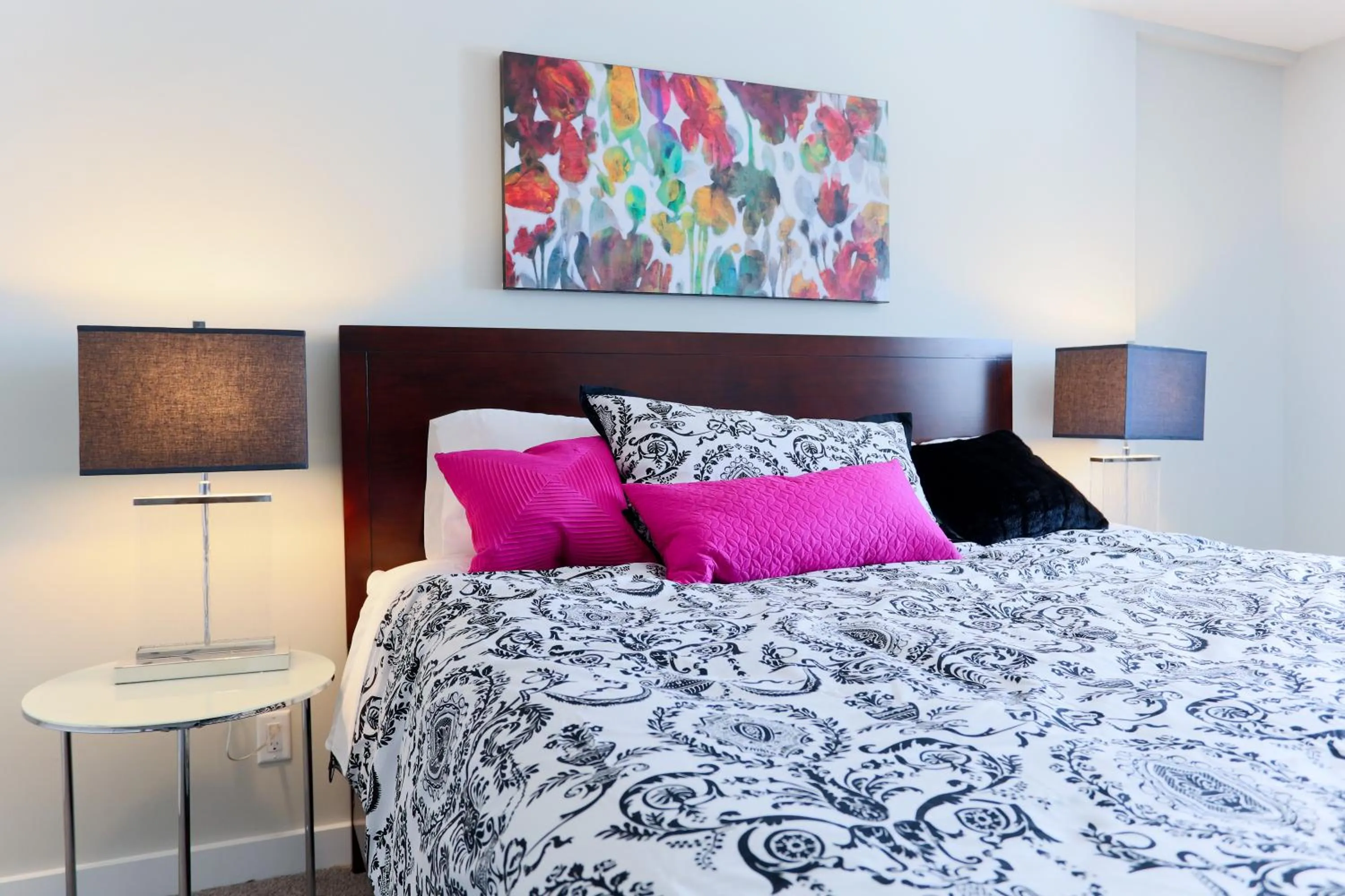 Bedroom, Bed in Boardwalk Homes - Executive Townhomes