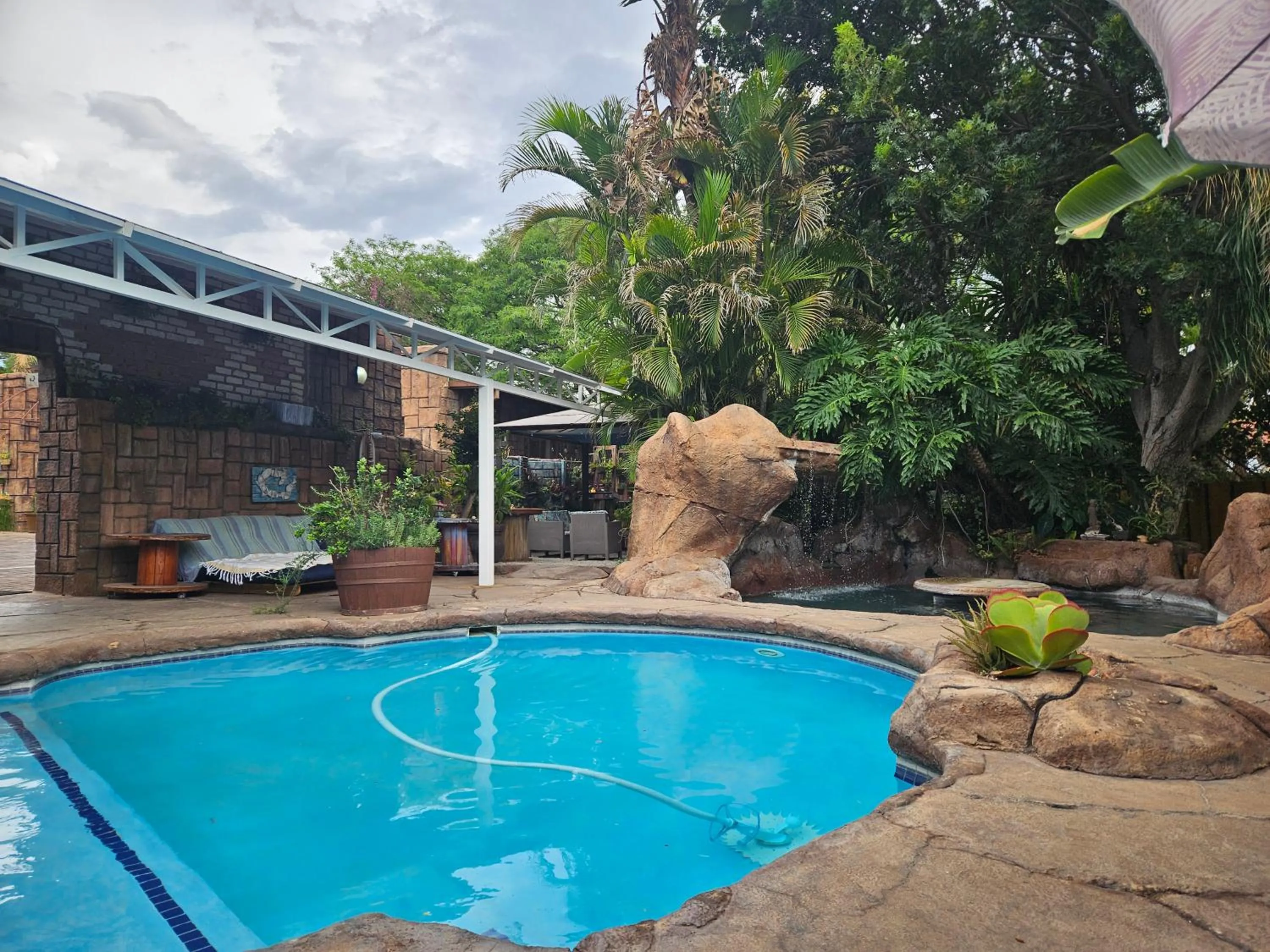 Pool view in 61 On Ireland Guest House and Conferencing