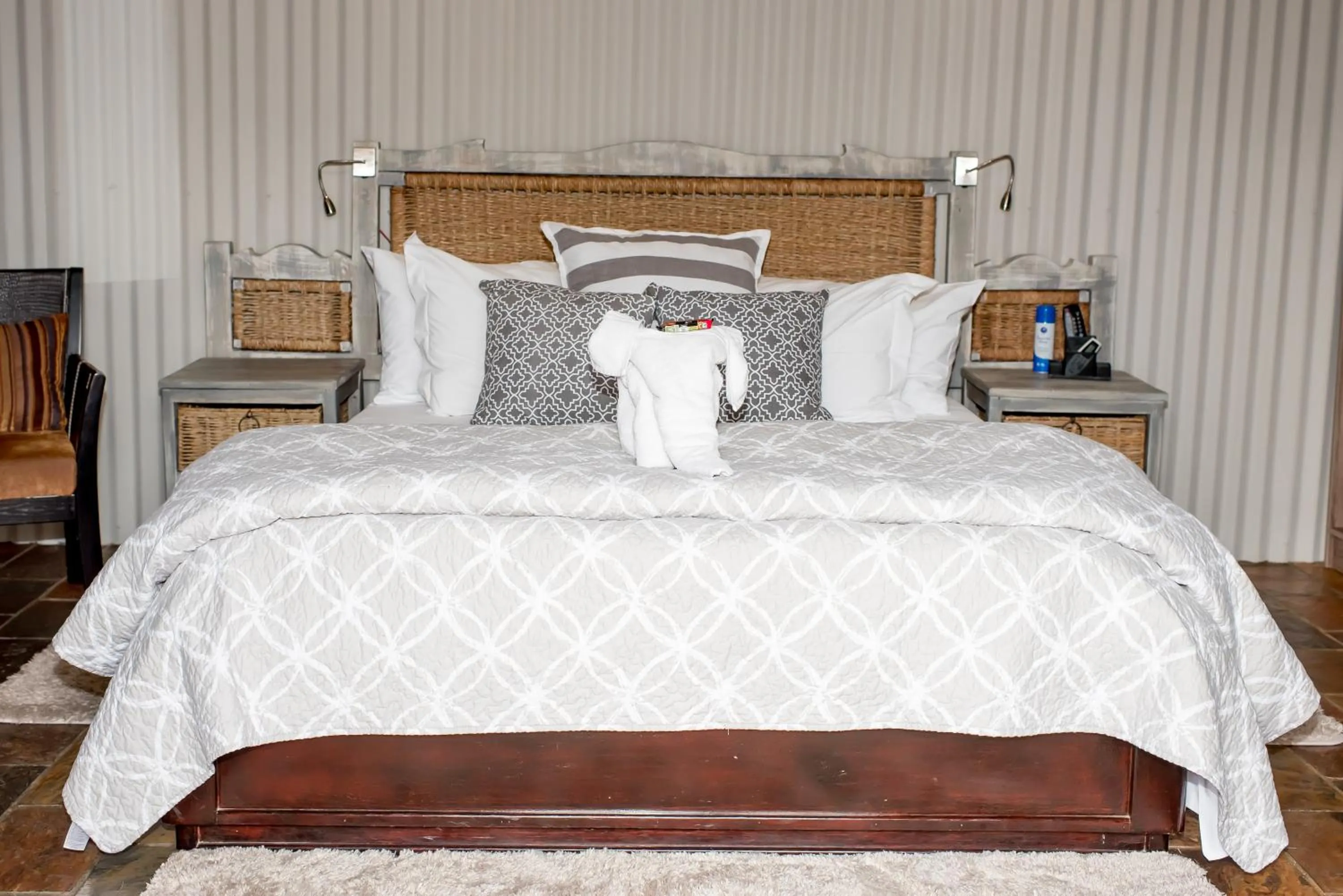 Bed in 61 On Ireland Guest House and Conferencing