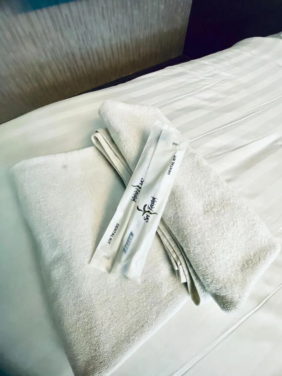 towels, Bed in Sri Langit Hotel KLIA, KLIA 2 & F1