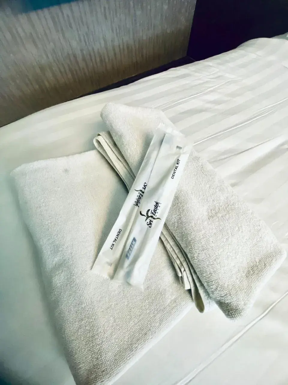 towels, Bed in Sri Langit Hotel KLIA, KLIA 2 & F1 towels, Bed in Sri Langit Hotel KLIA, KLIA 2 & F1