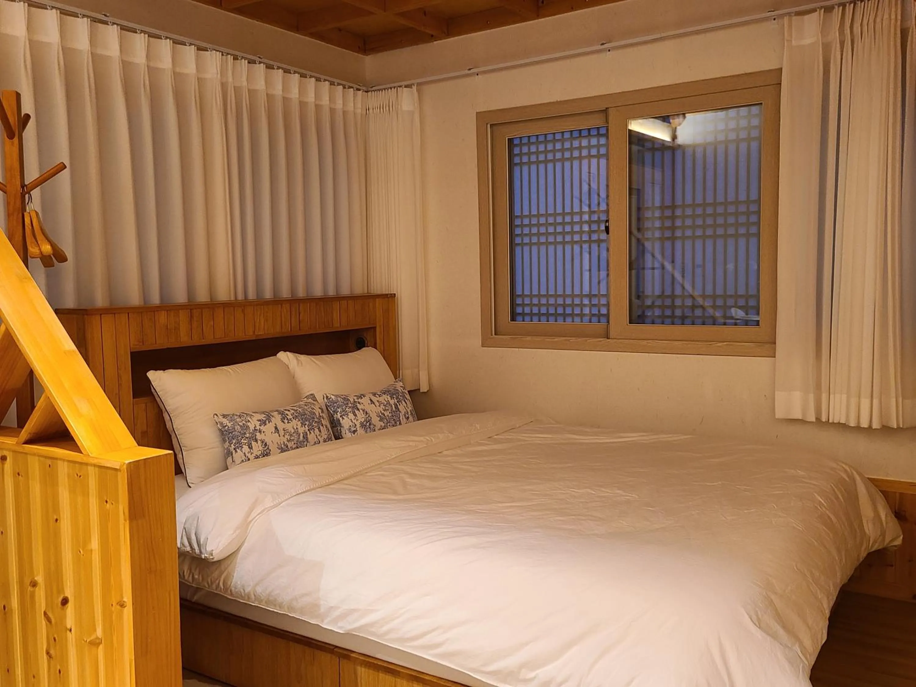 Bed in Hanok stay Mokhyang