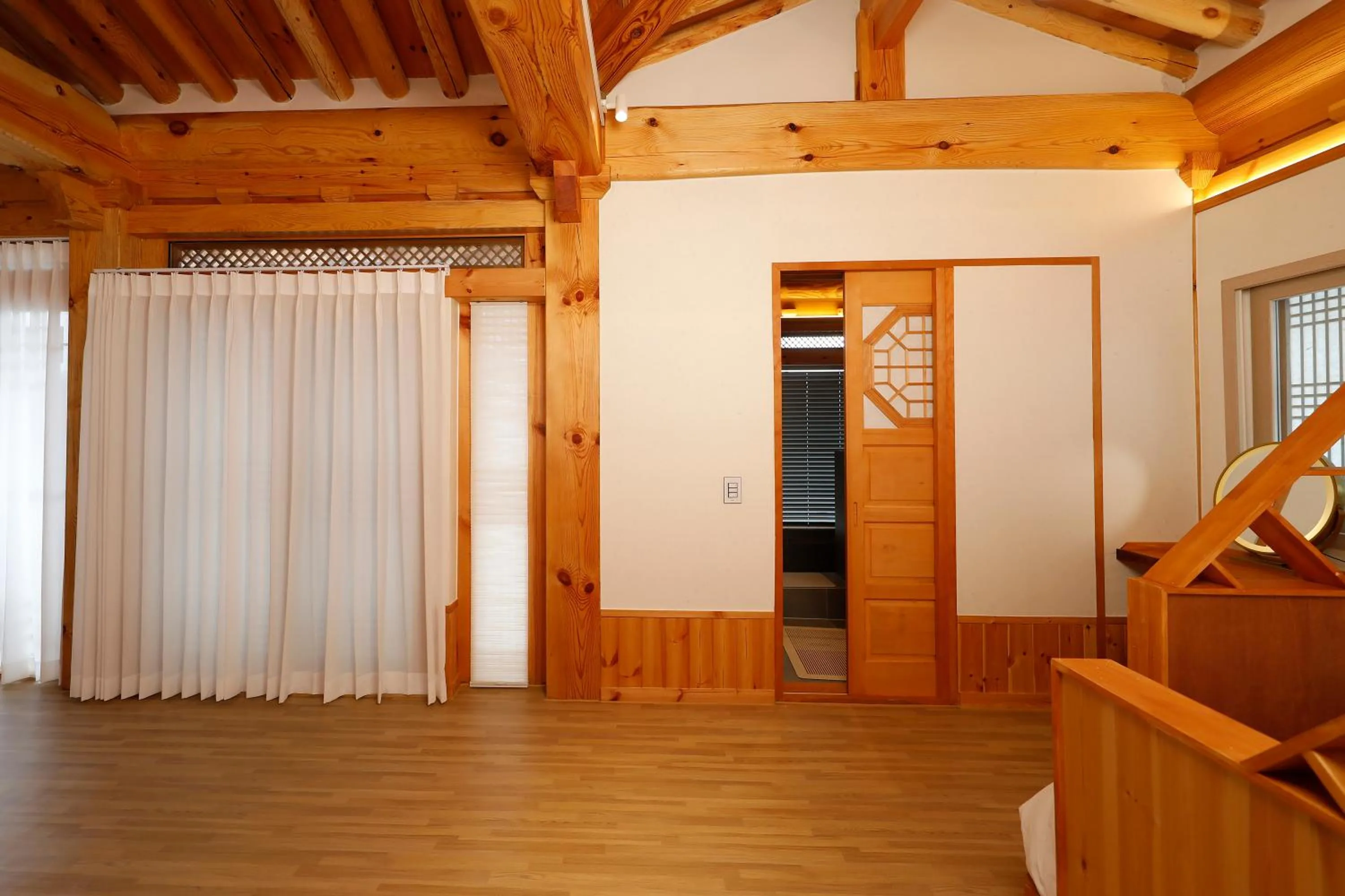 Living room in Hanok stay Mokhyang
