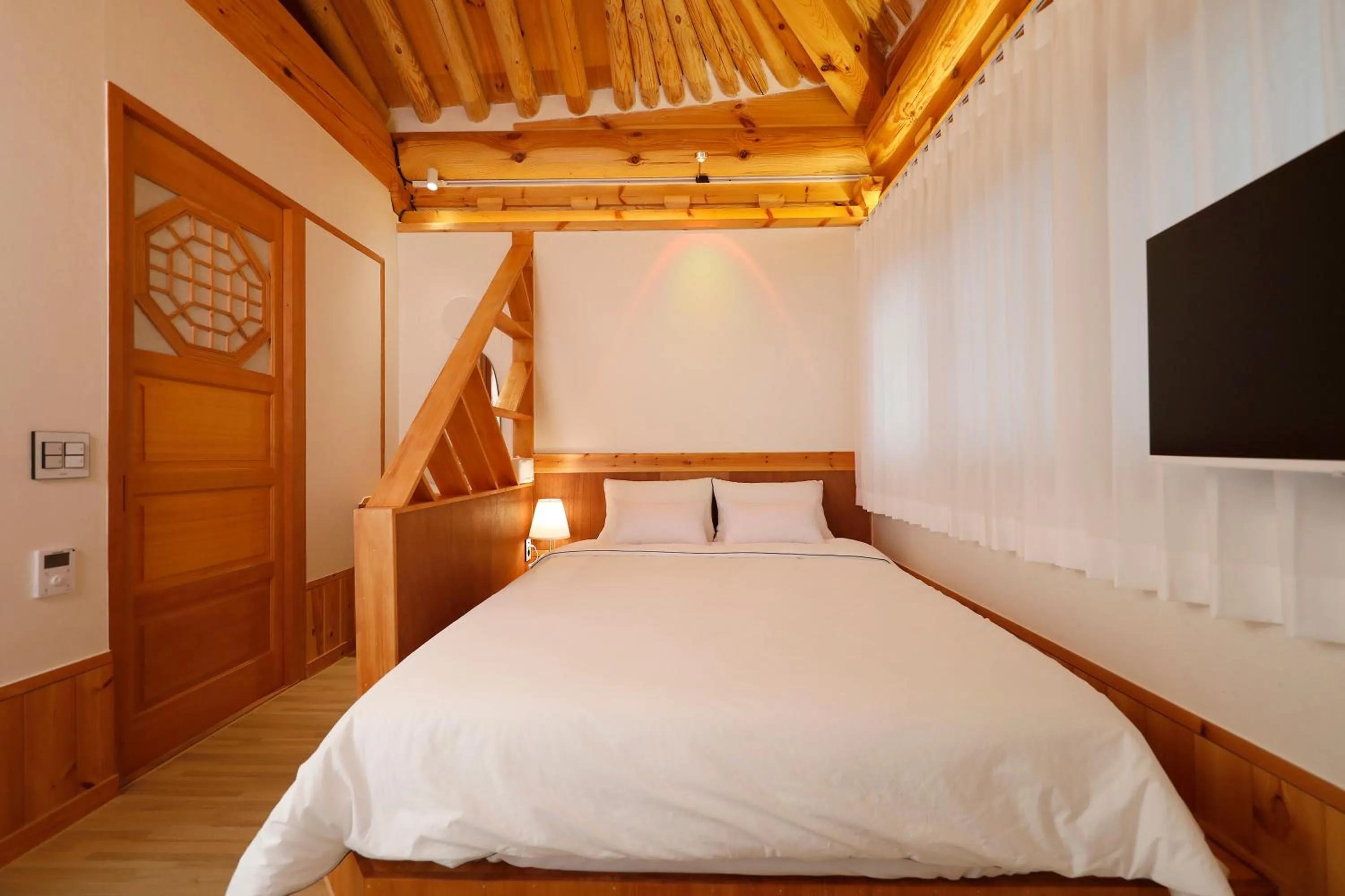 Bed in Hanok stay Mokhyang