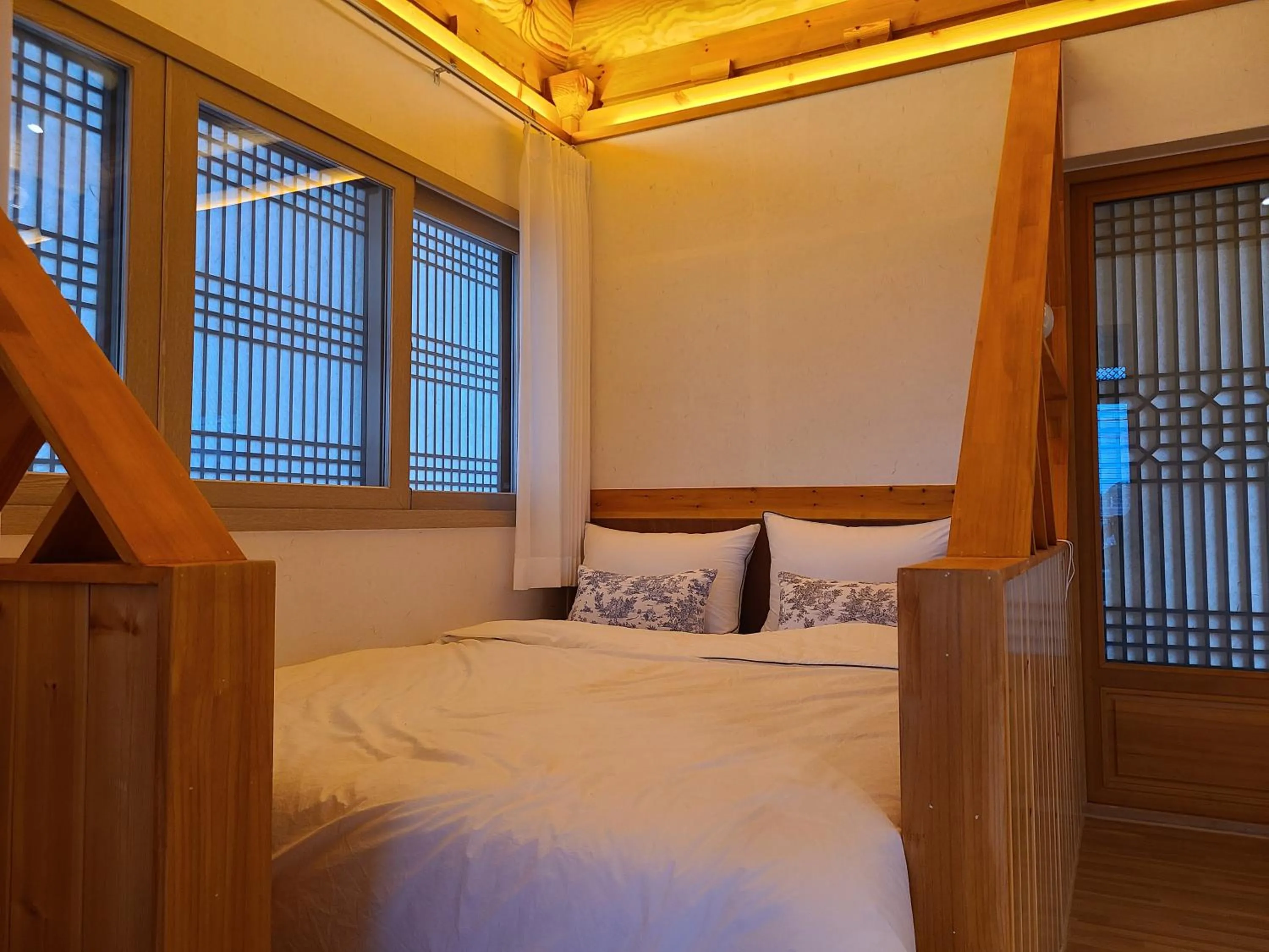 Bed in Hanok stay Mokhyang