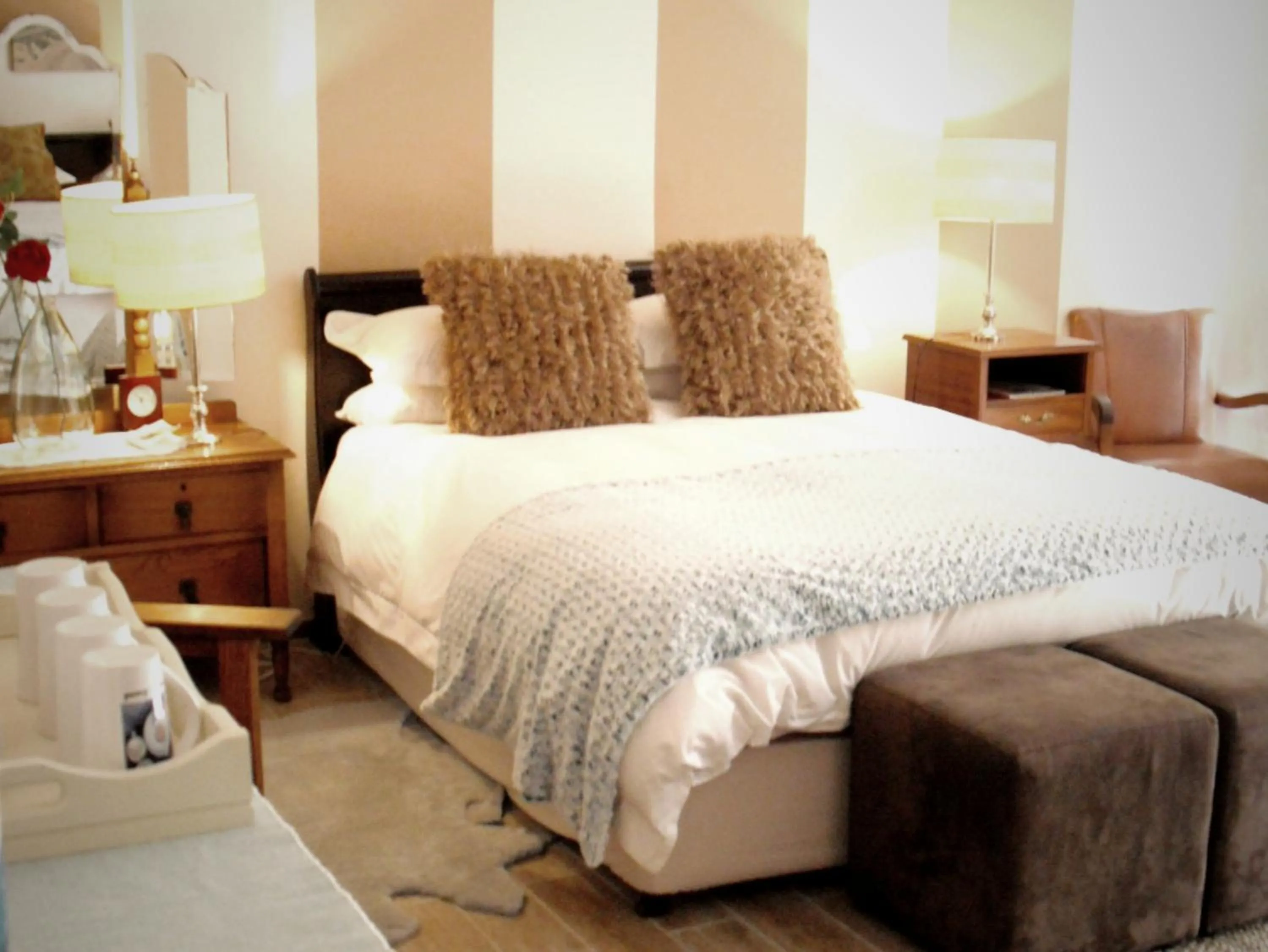 Bed in The Lighthouse Guesthouse