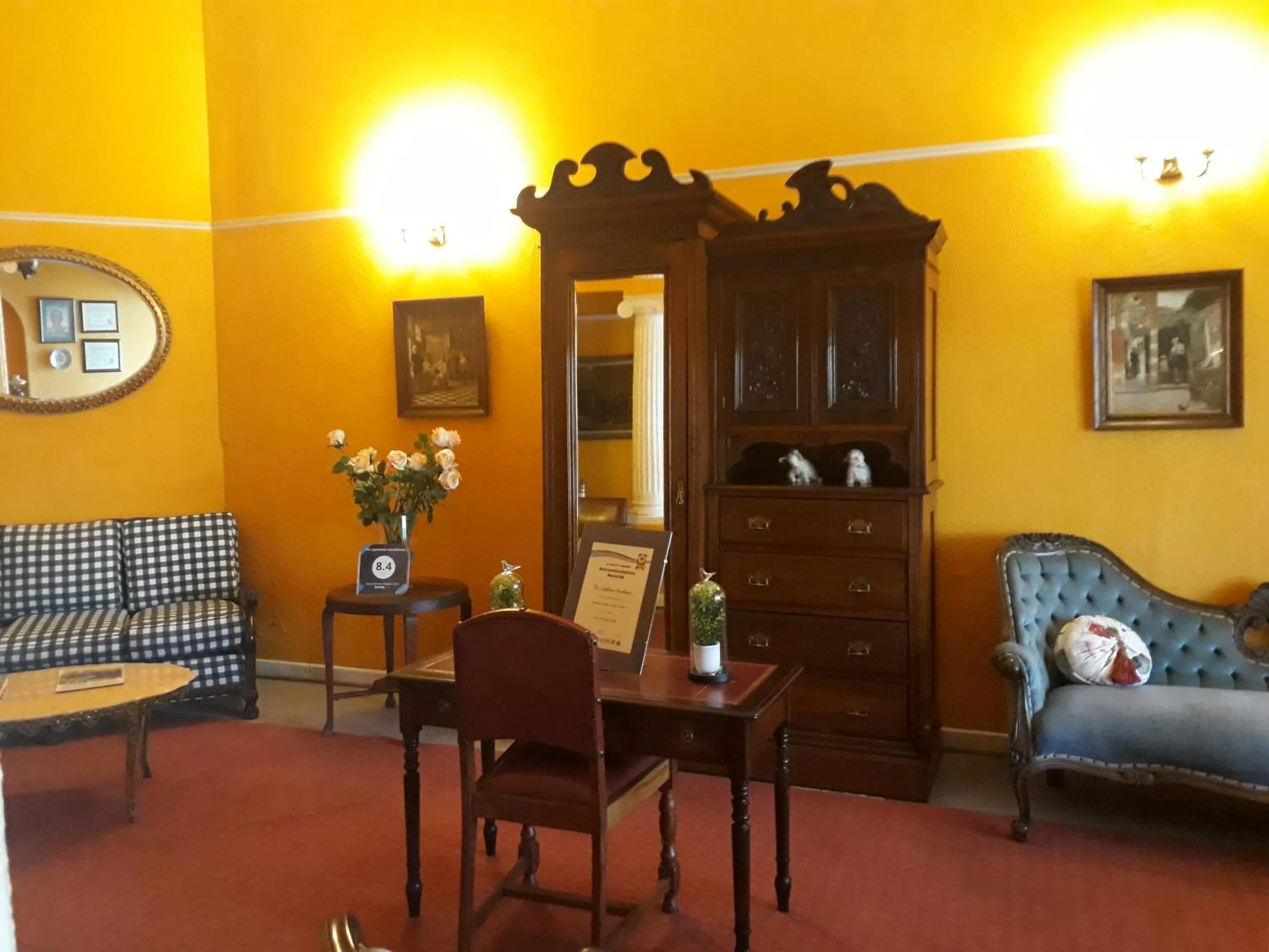 Lobby or reception in The Lighthouse Guesthouse