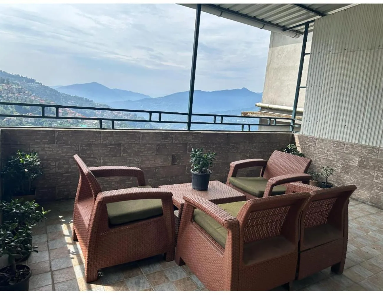 Patio in The Hill Castle, Gangtok