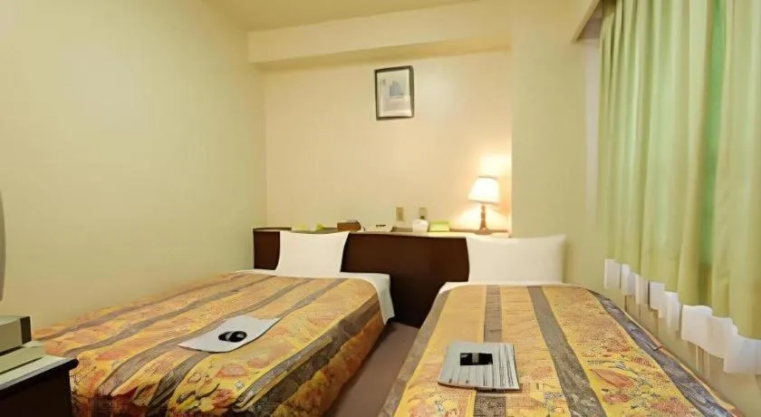 Bed in Hakata Marine Hotel