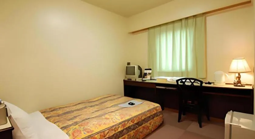 Bed in Hakata Marine Hotel