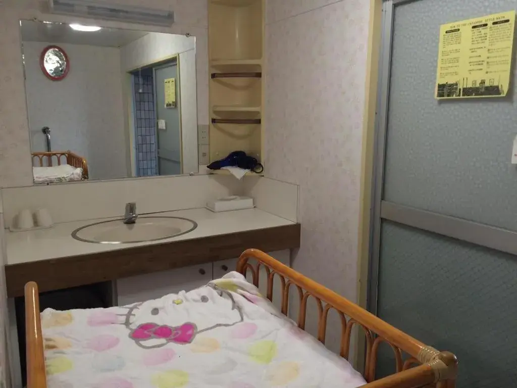 Bed in Hotel Kikuya Bed in Hotel Kikuya