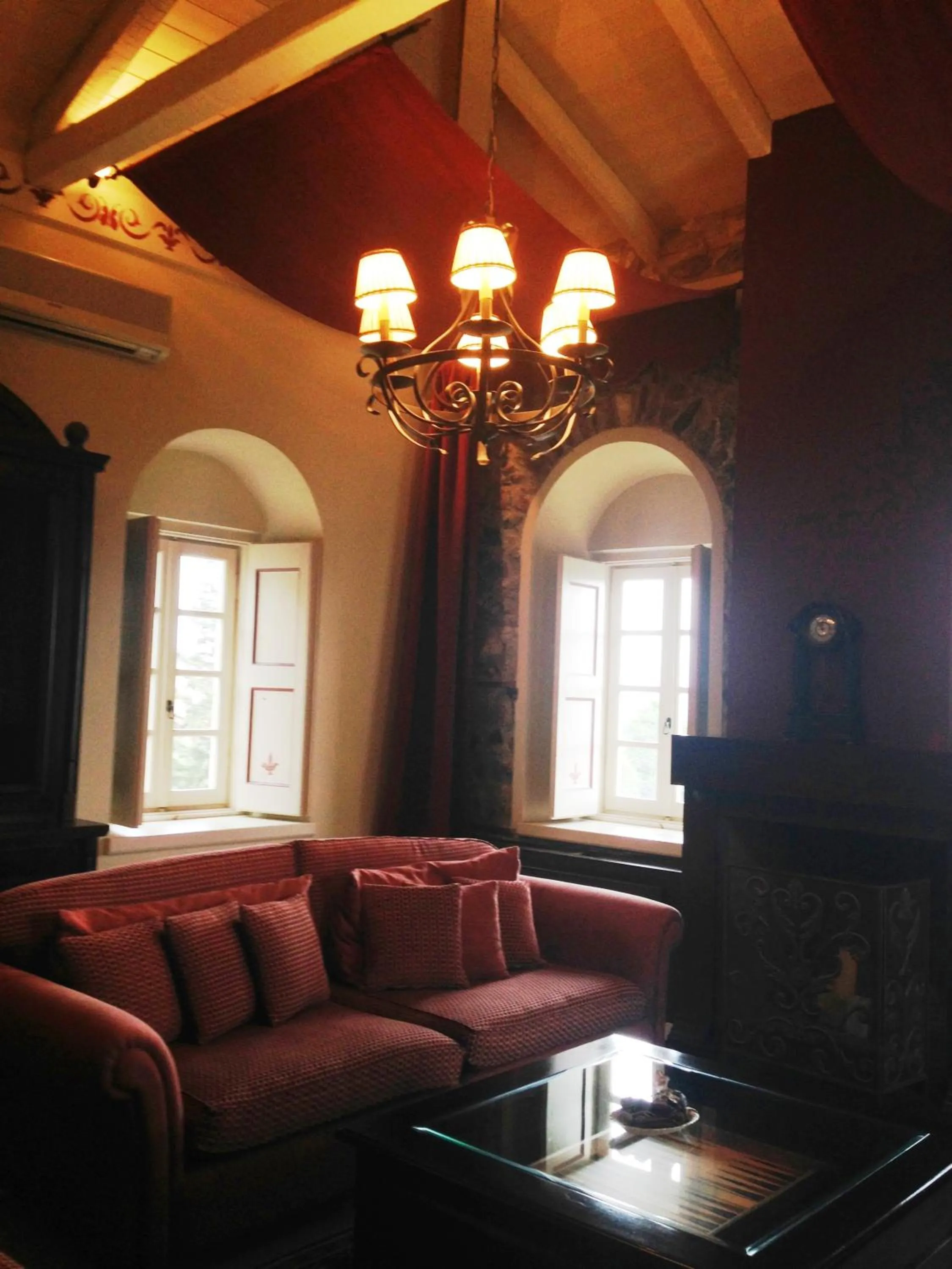 Seating area in Pyrgos Of Mystra