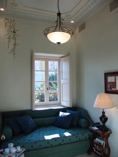 Seating area in Pyrgos Of Mystra