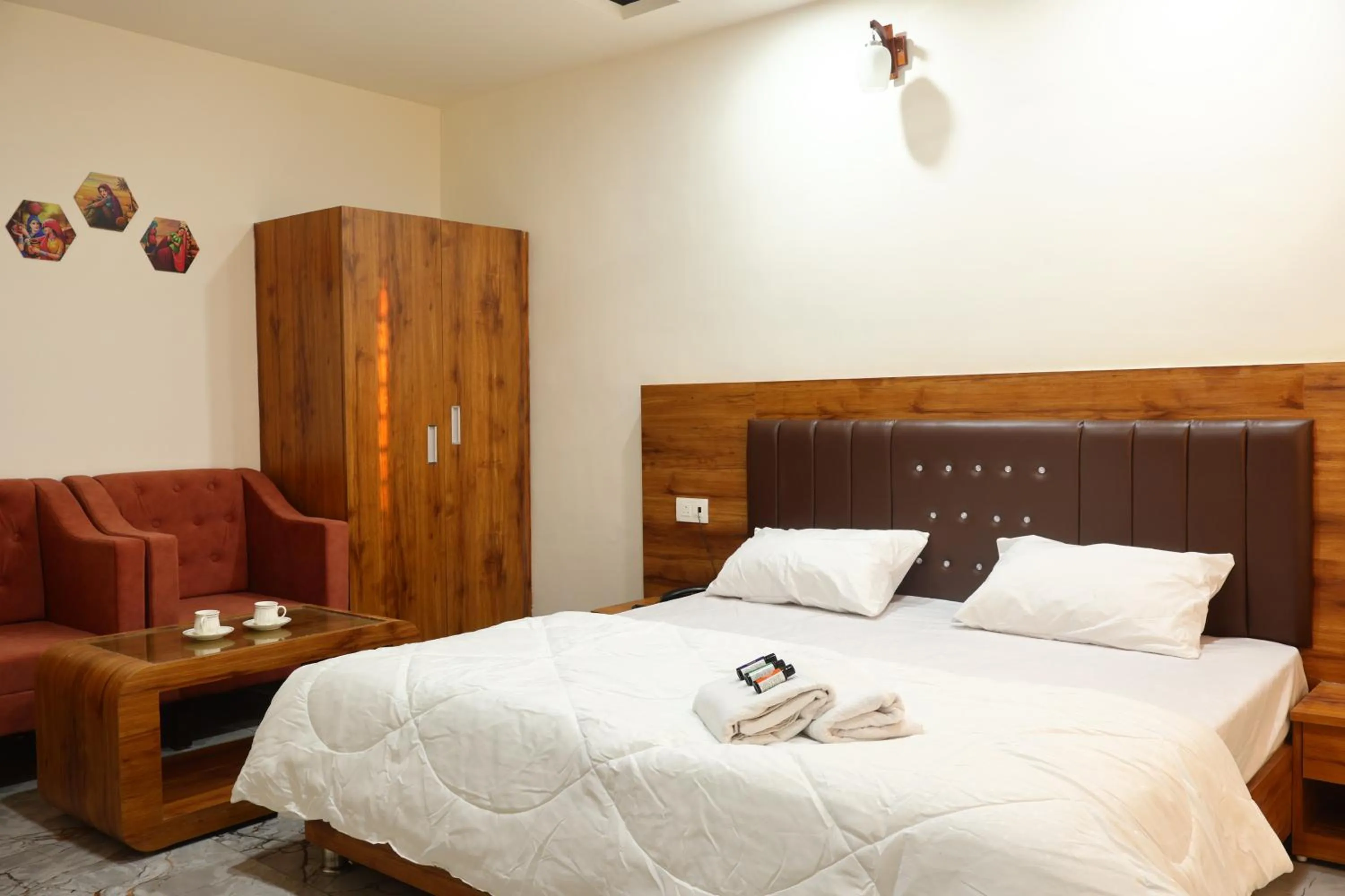 Bed in The Rajputana Palace