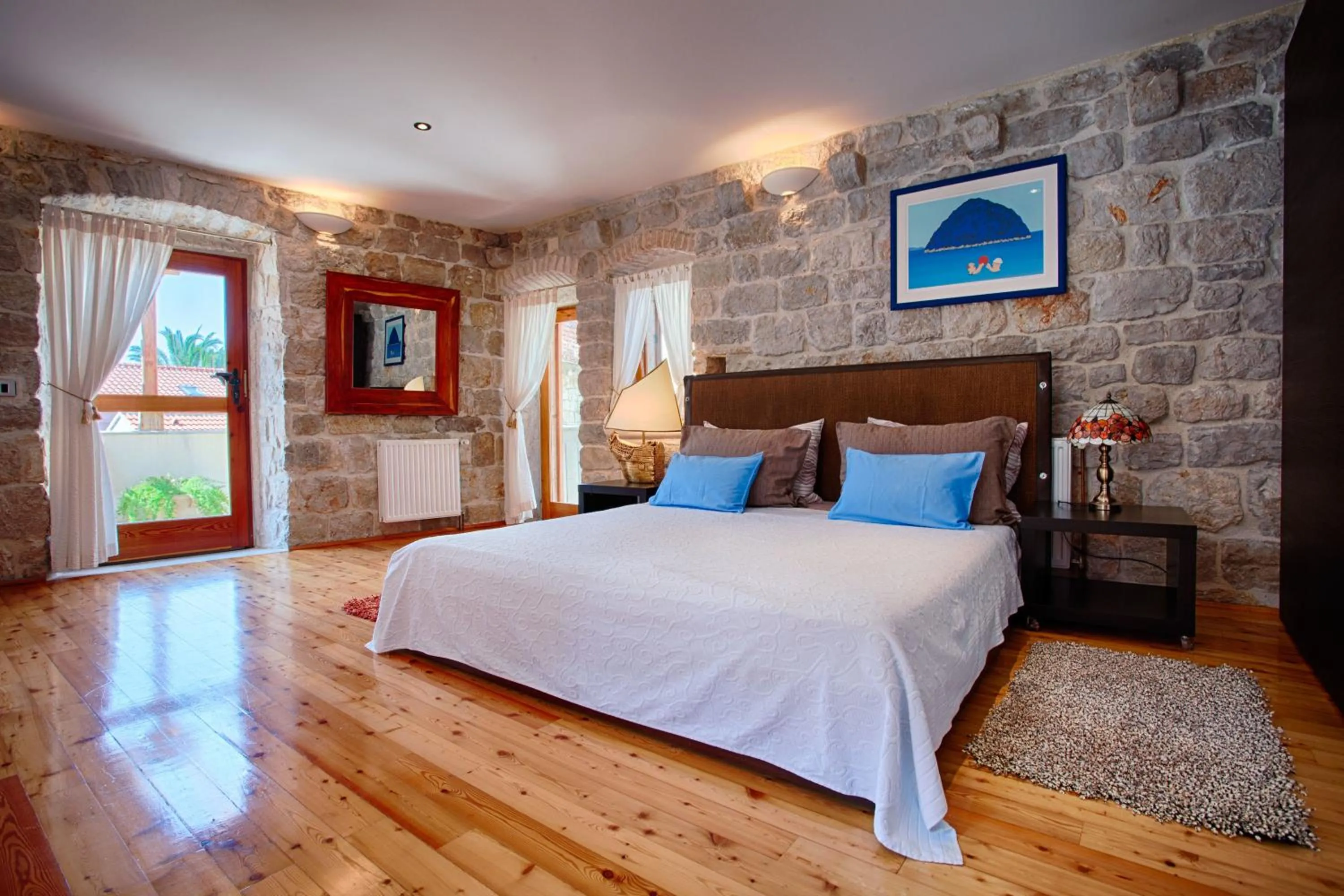 Bedroom, Bed in Villa Alma Komiza Island Vis