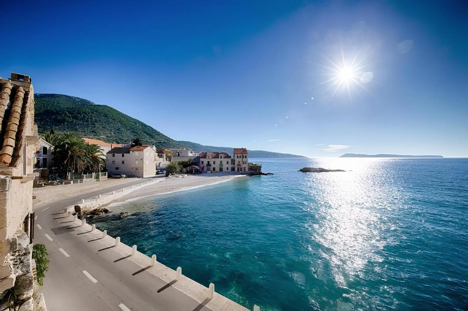 Beach in Villa Alma Komiza Island Vis