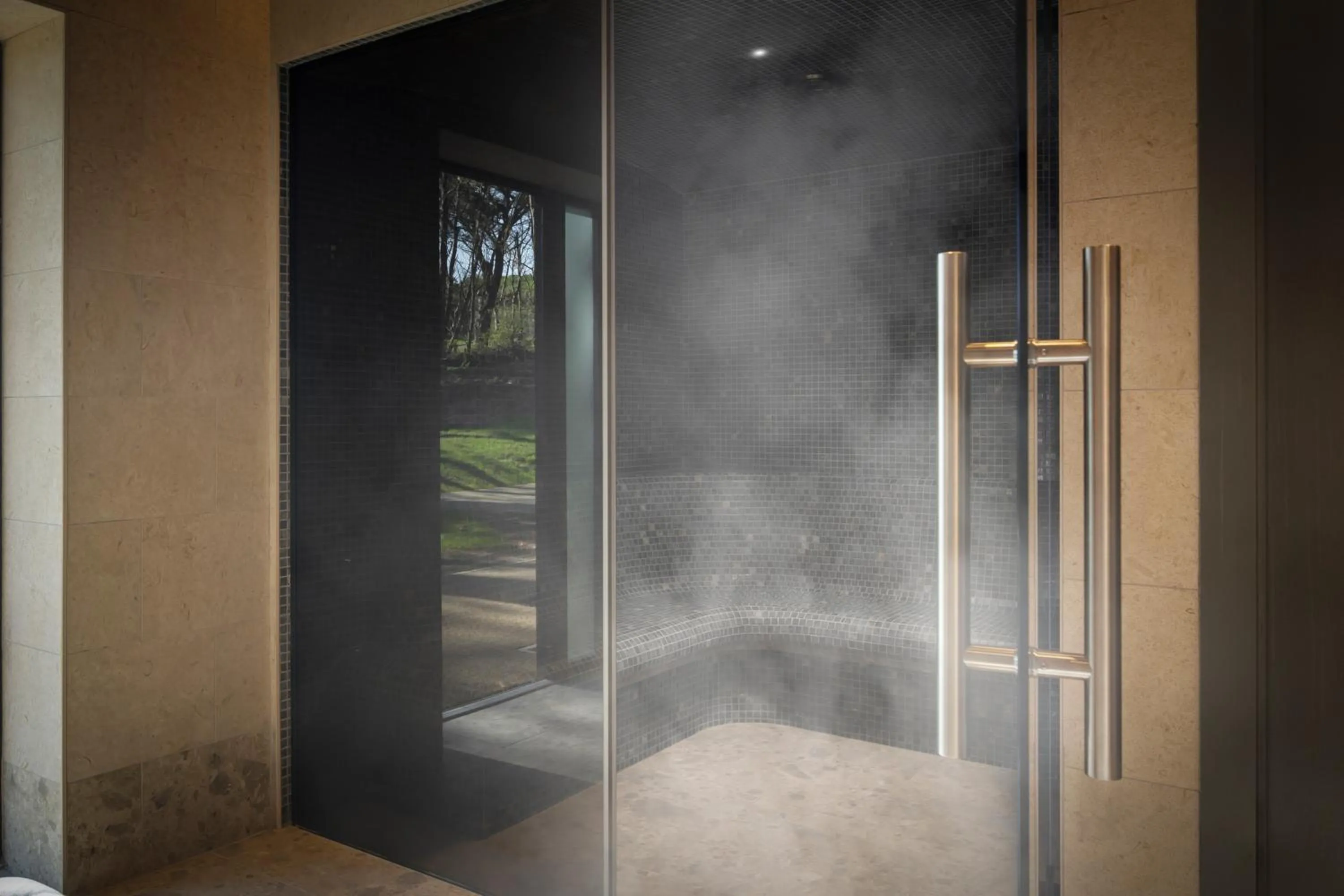 Steam room in Dunluce Lodge - Small Luxury Hotels of the World