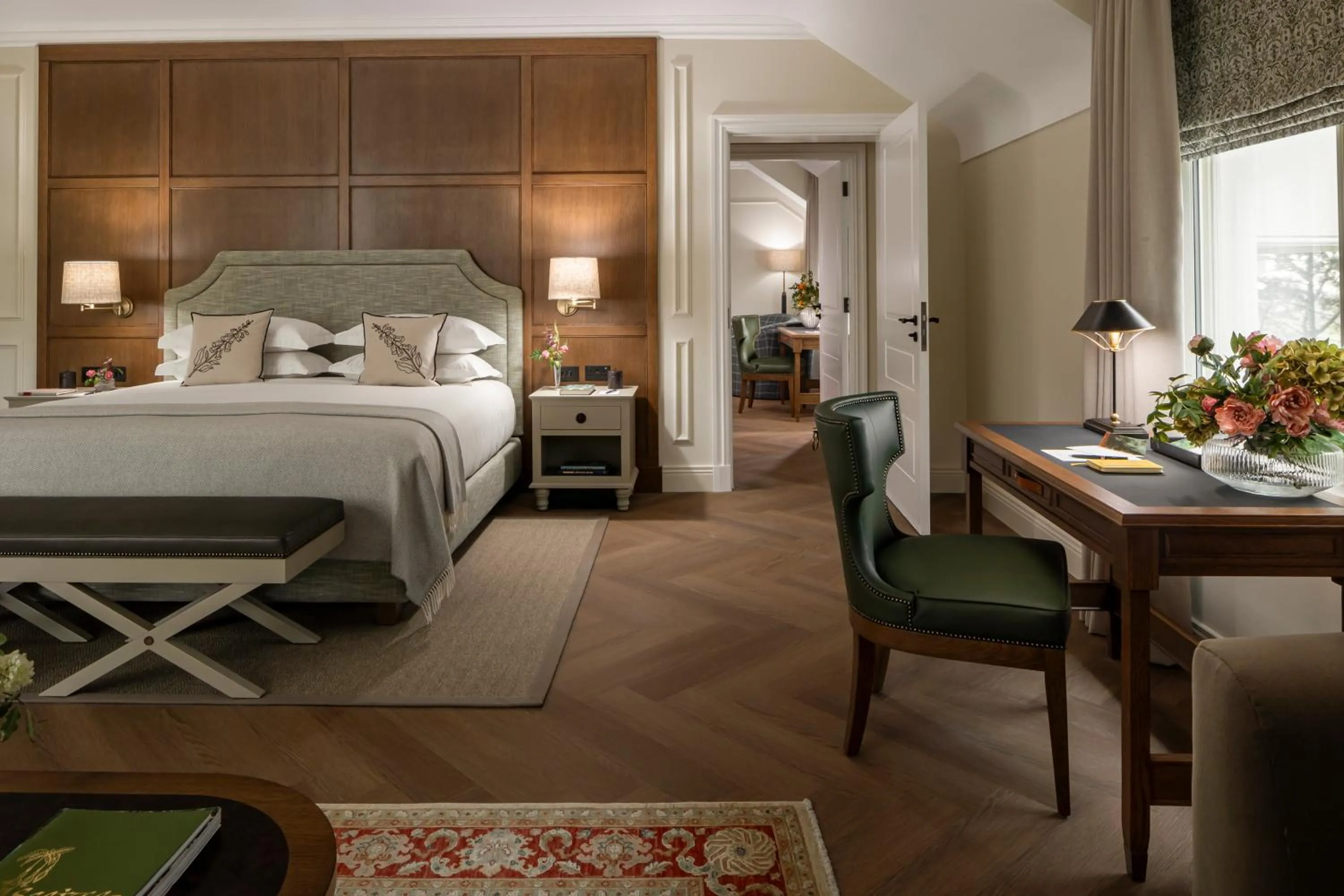 Bedroom, Bed in Dunluce Lodge - Small Luxury Hotels of the World