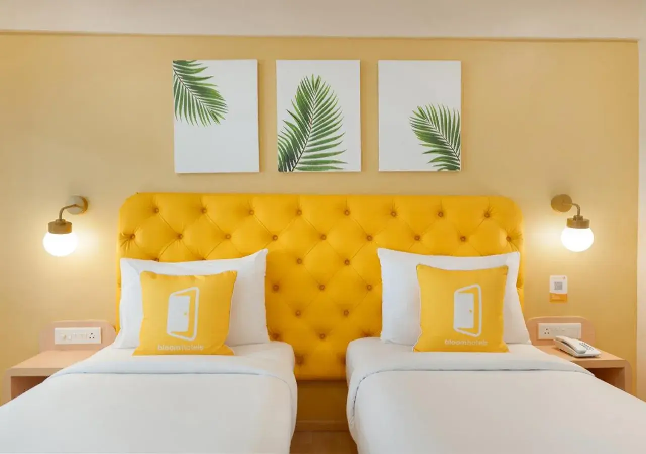 Bedroom, Bed in Bloom Hotel - Balewadi Bedroom, Bed in Bloom Hotel - Balewadi