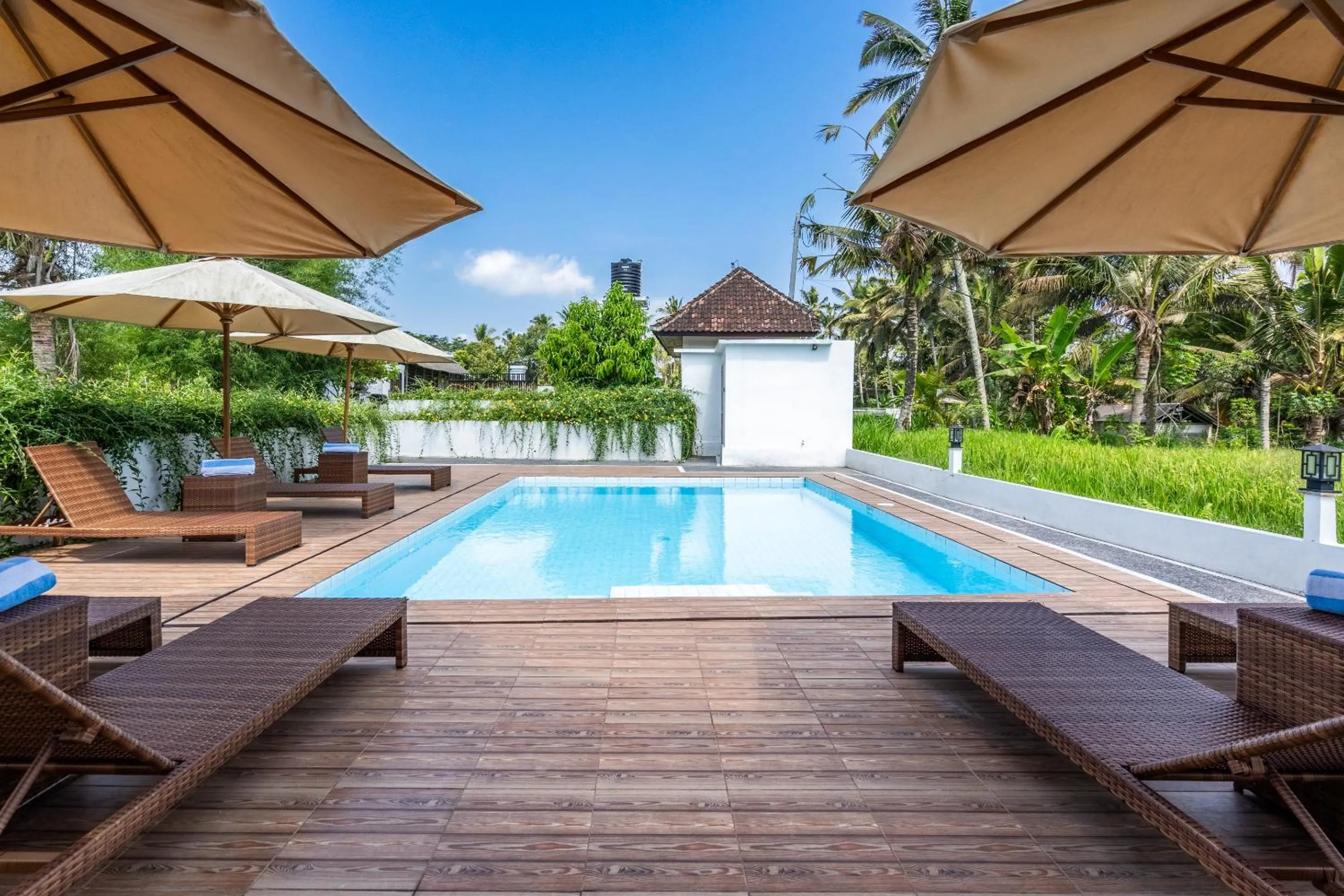 Garden in Aura Apartments Ubud