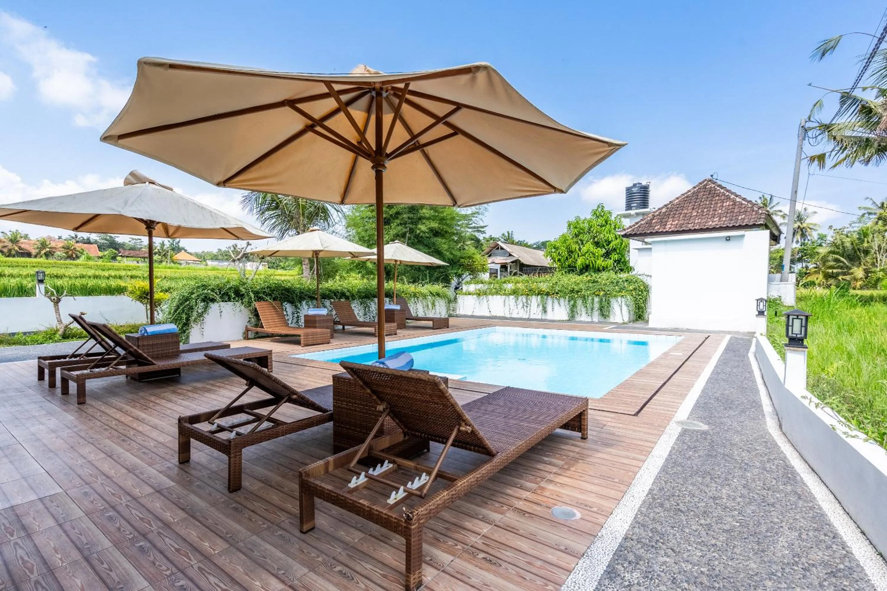 Natural landscape in Aura Apartments Ubud