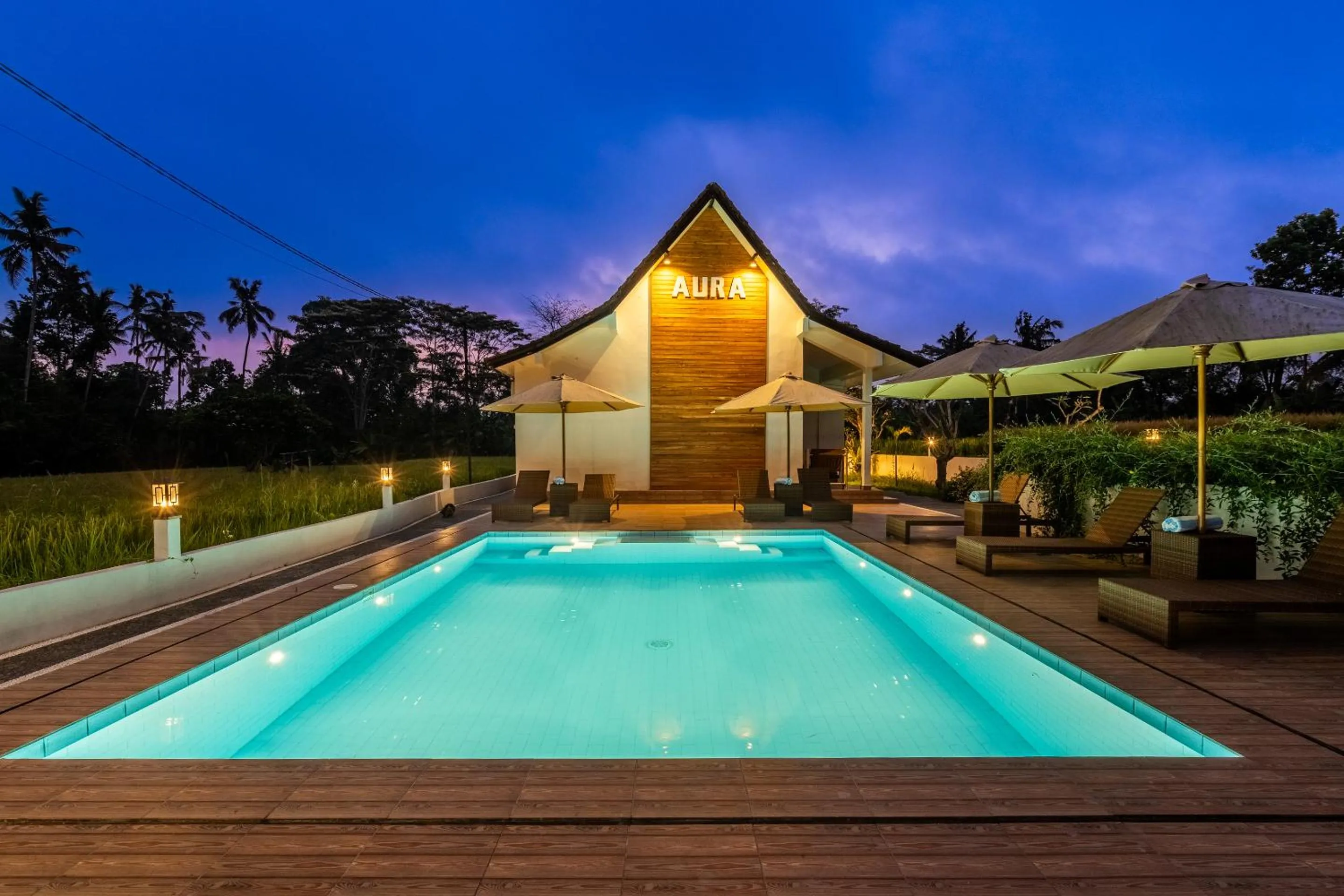 Property building in Aura Apartments Ubud