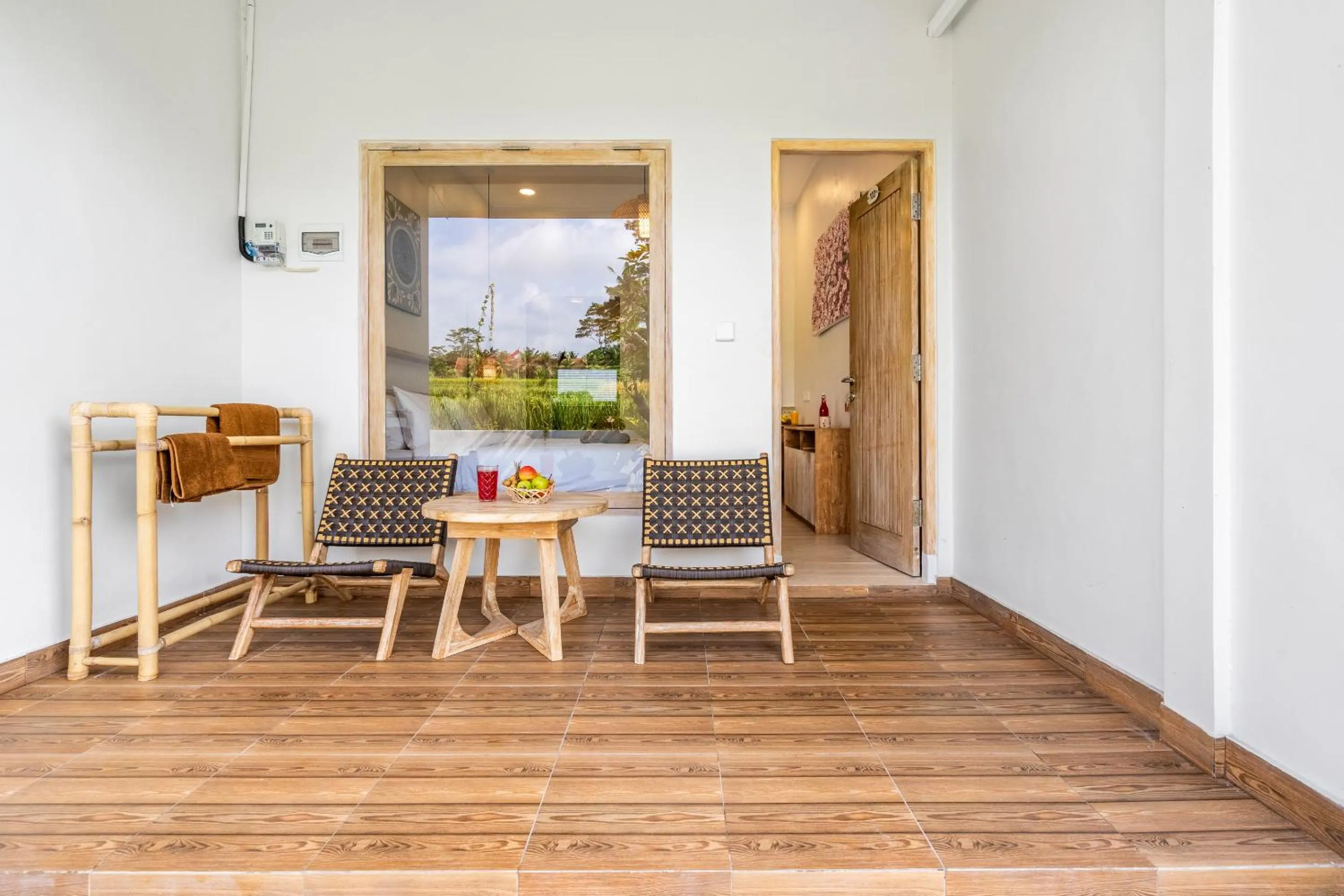 Balcony/Terrace in Aura Apartments Ubud