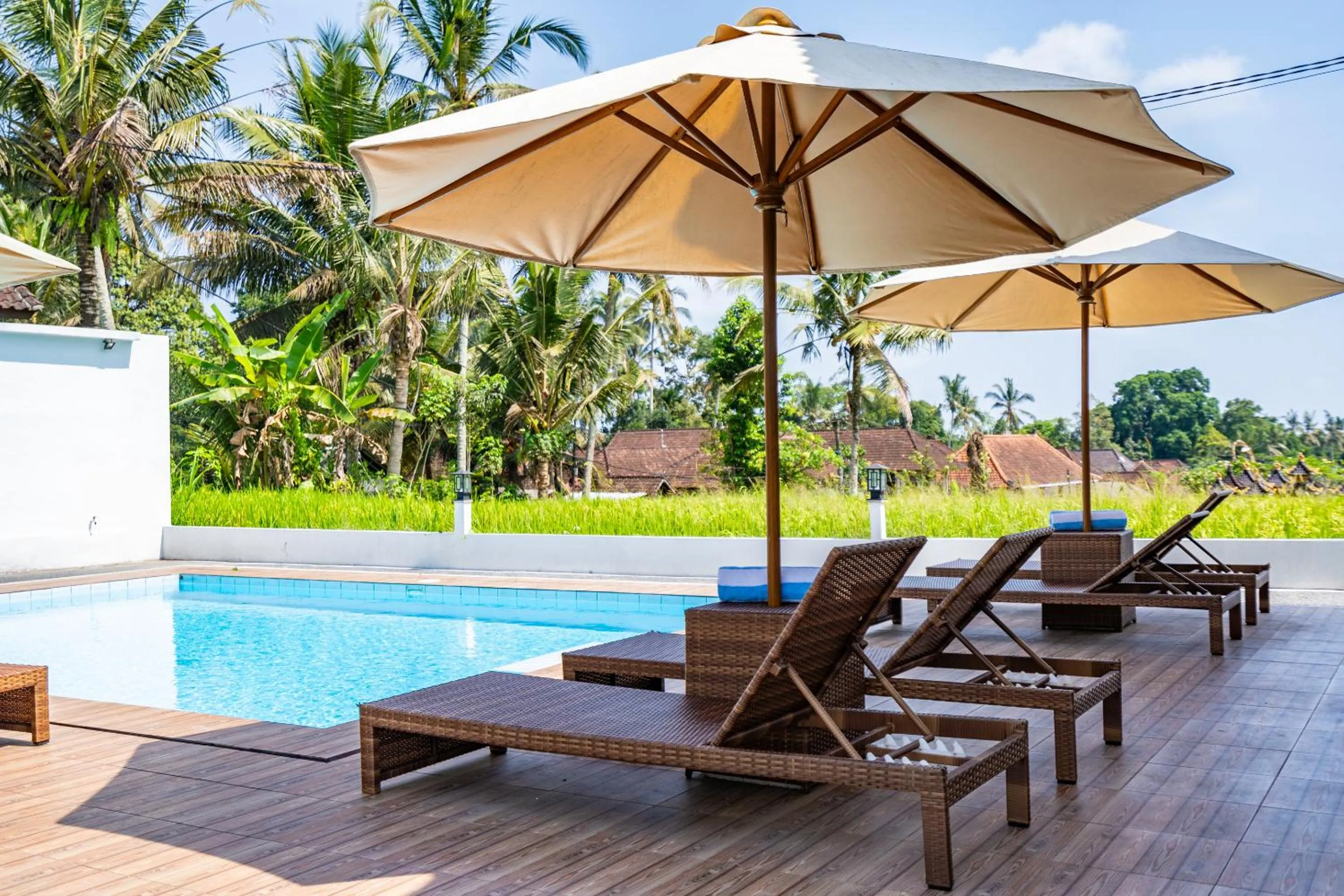 Garden in Aura Apartments Ubud