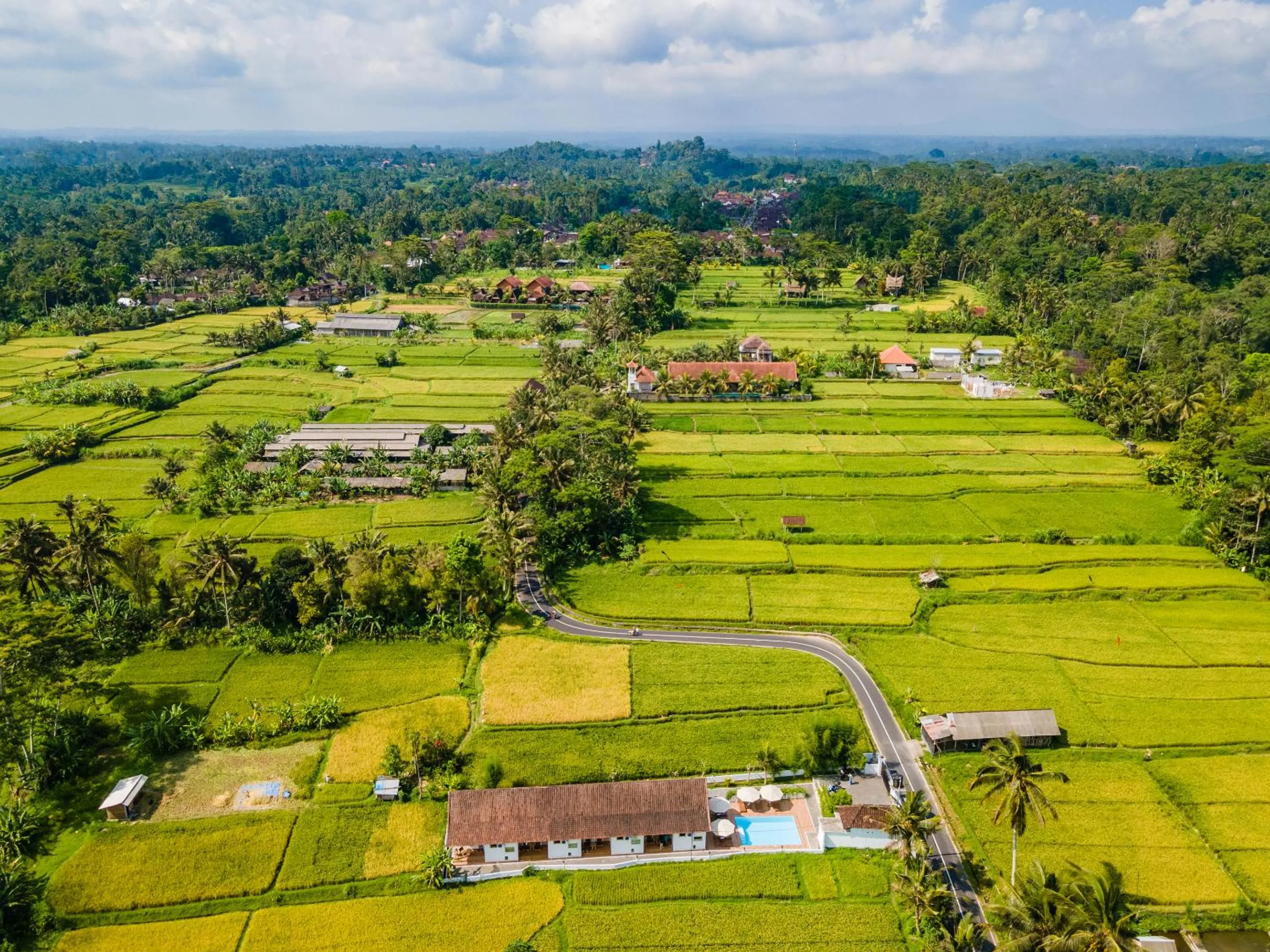Property building in Aura Apartments Ubud